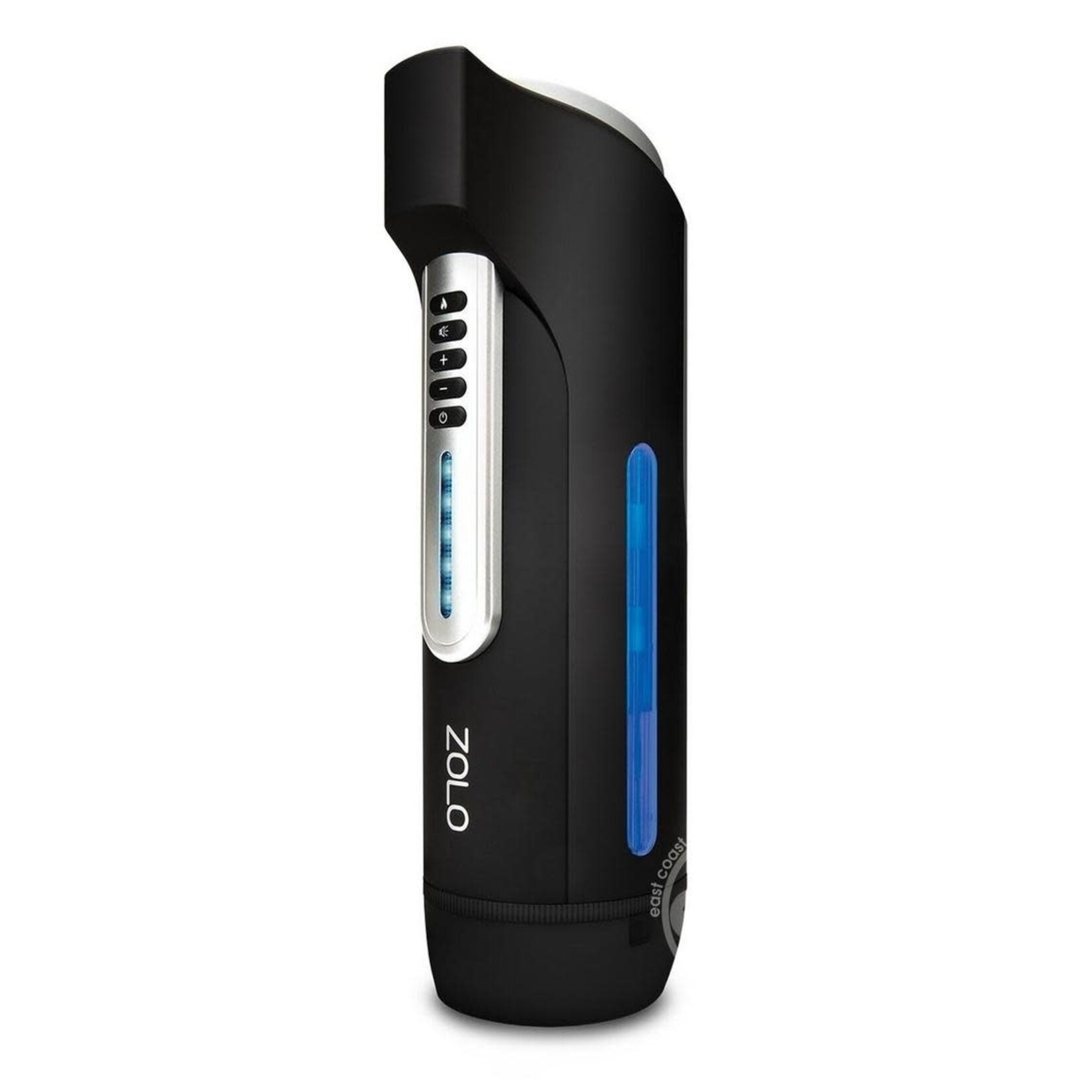 Zolo Long Stroke Rechargeable Silicone Masturbator - Black