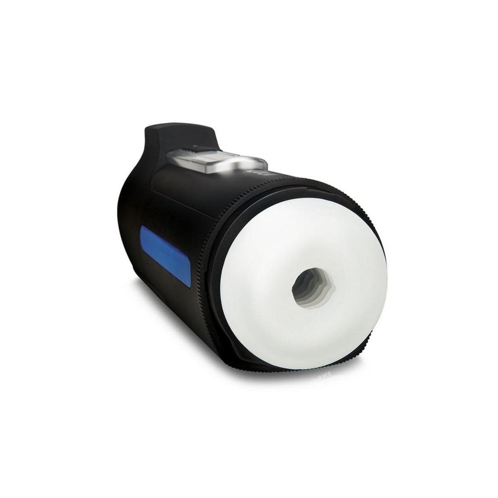 Zolo Long Stroke Rechargeable Silicone Masturbator - Black