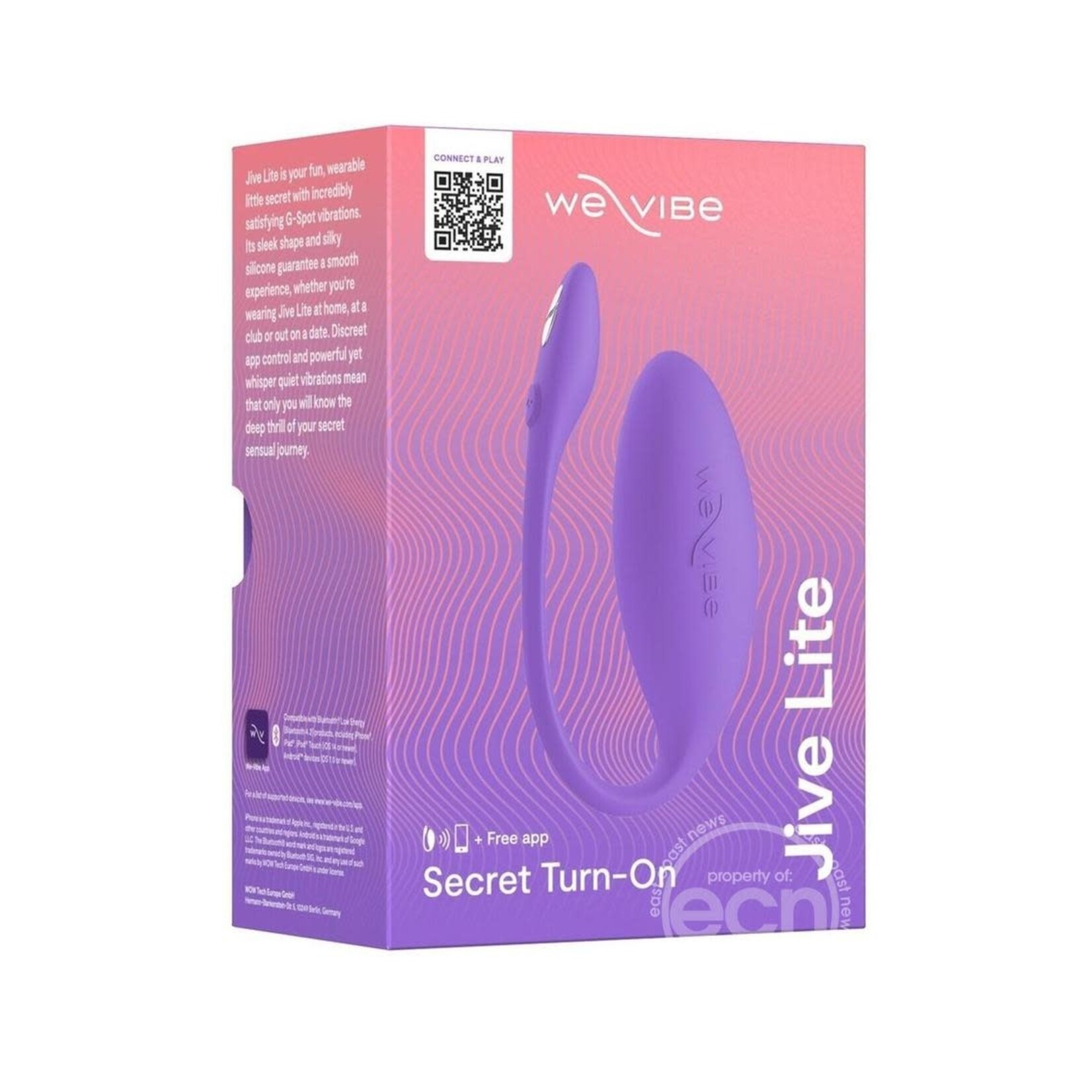 Jive Lite G-Spot Rechargeable Silicone Egg - Purple