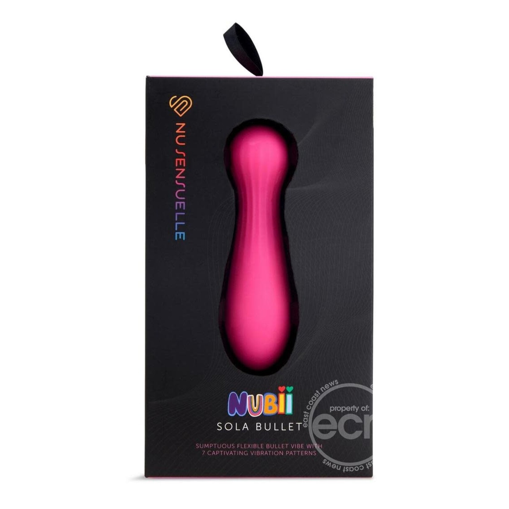 Nu Sensuelle Sola Nubii Flexible Rechargeable Silicone Bullet - Pink