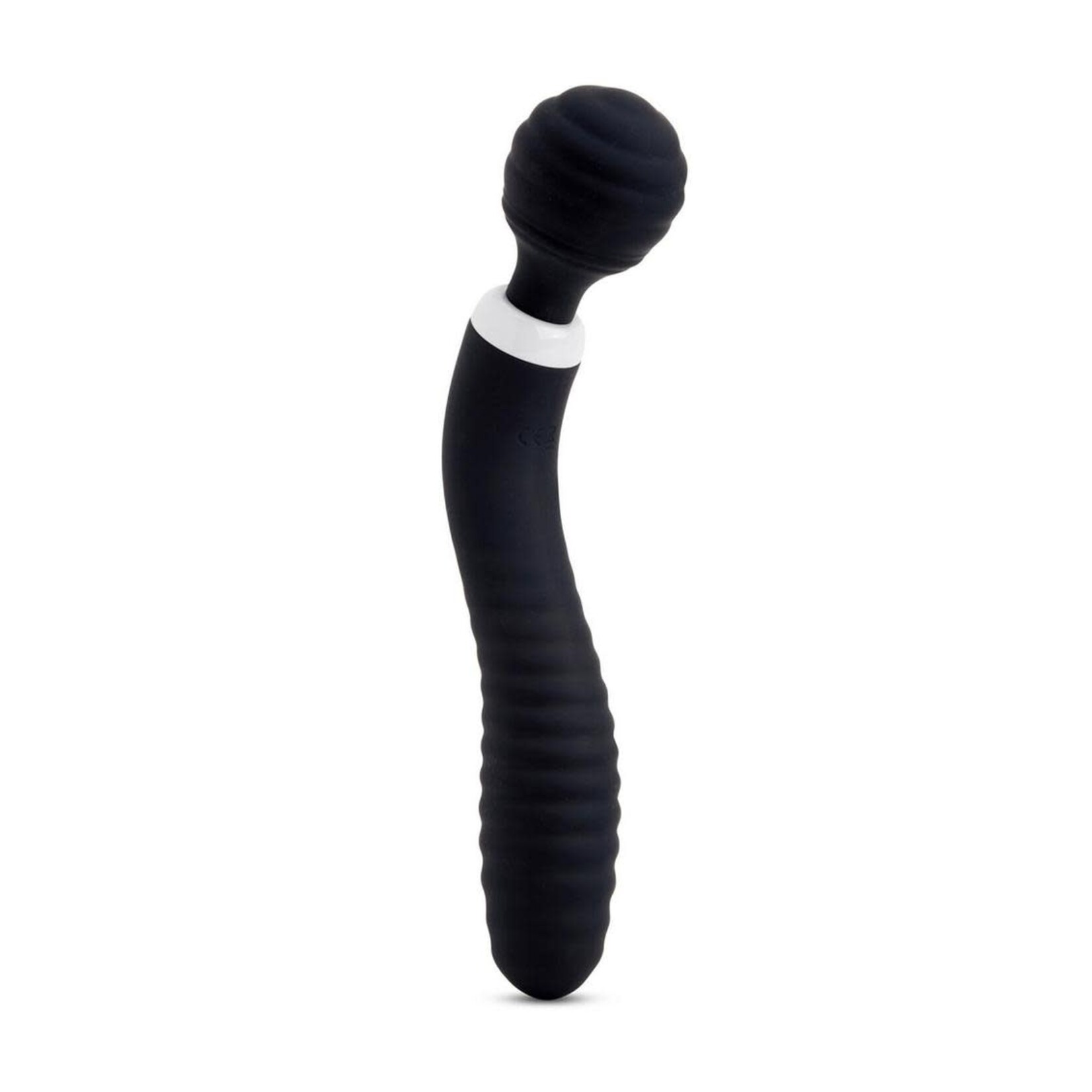 Nu Sensuelle Lolly Nubii Flexible Rechargeable Silicone Wand - Black/White