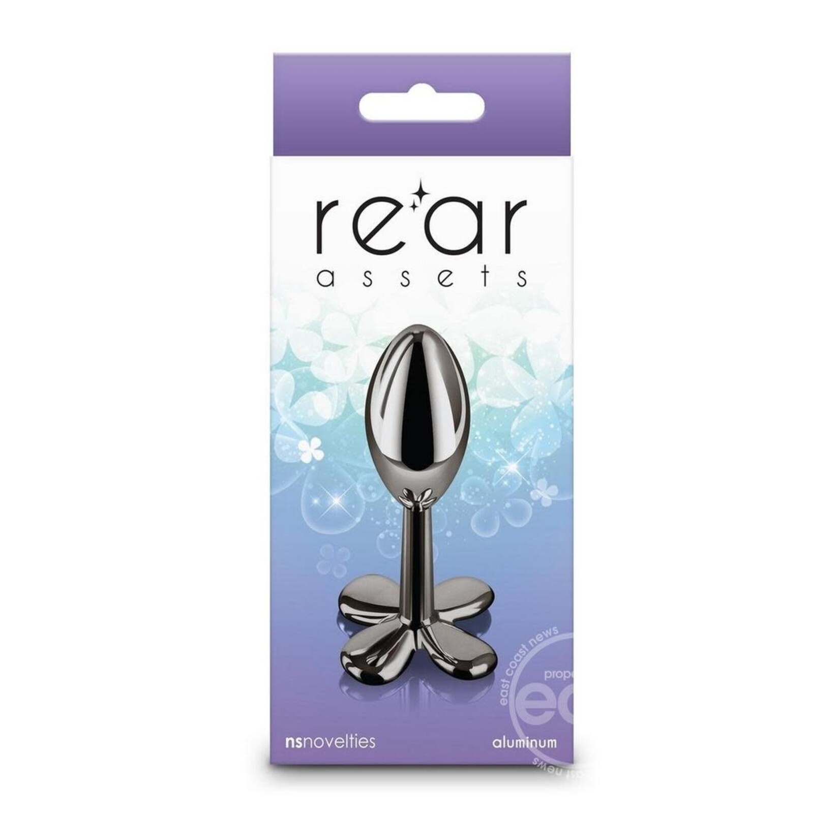 Rear Assets Clover Aluminum Anal Plug - Smoke
