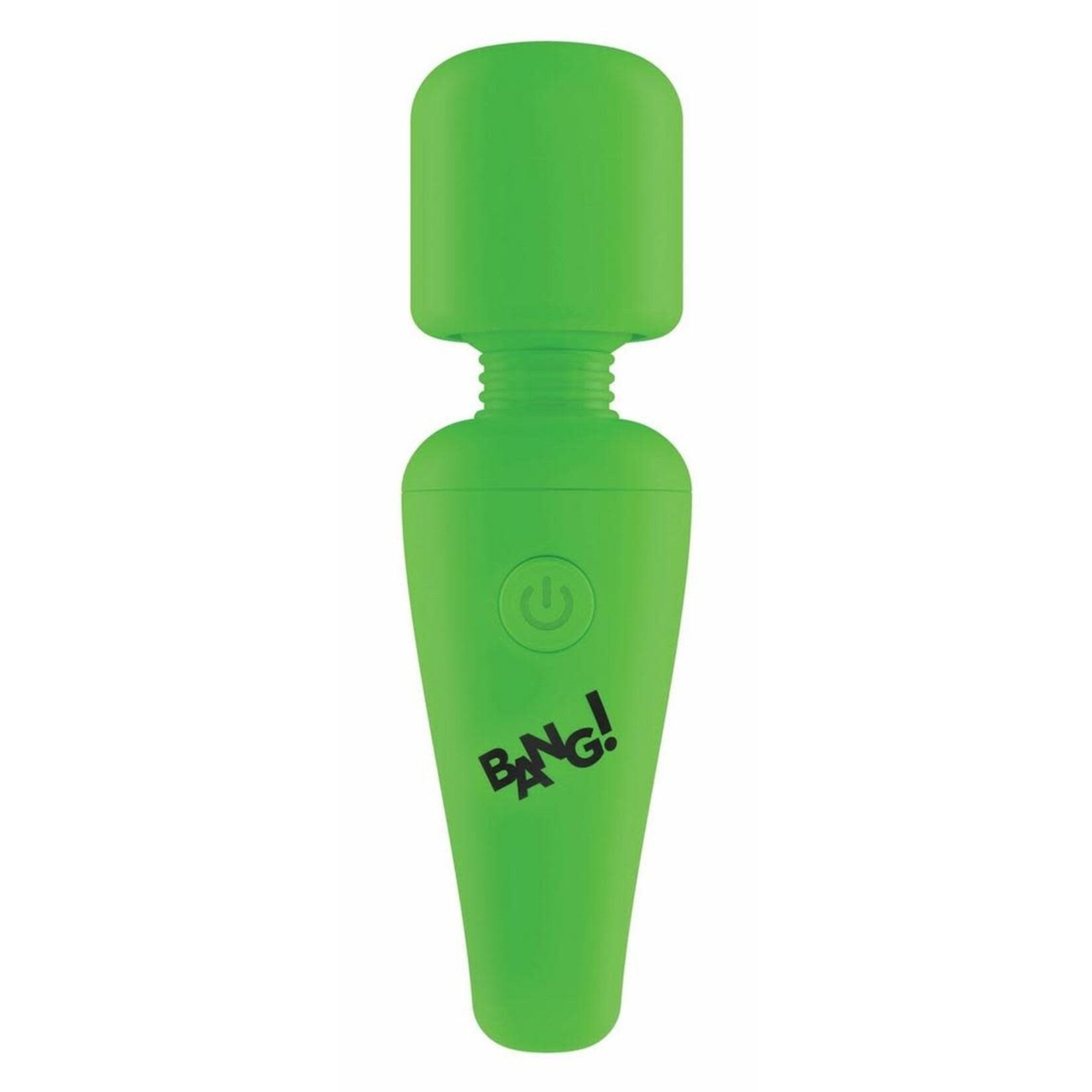 Bang! Glow in the Dark Rechargeable Silicone Mini Wand - Green