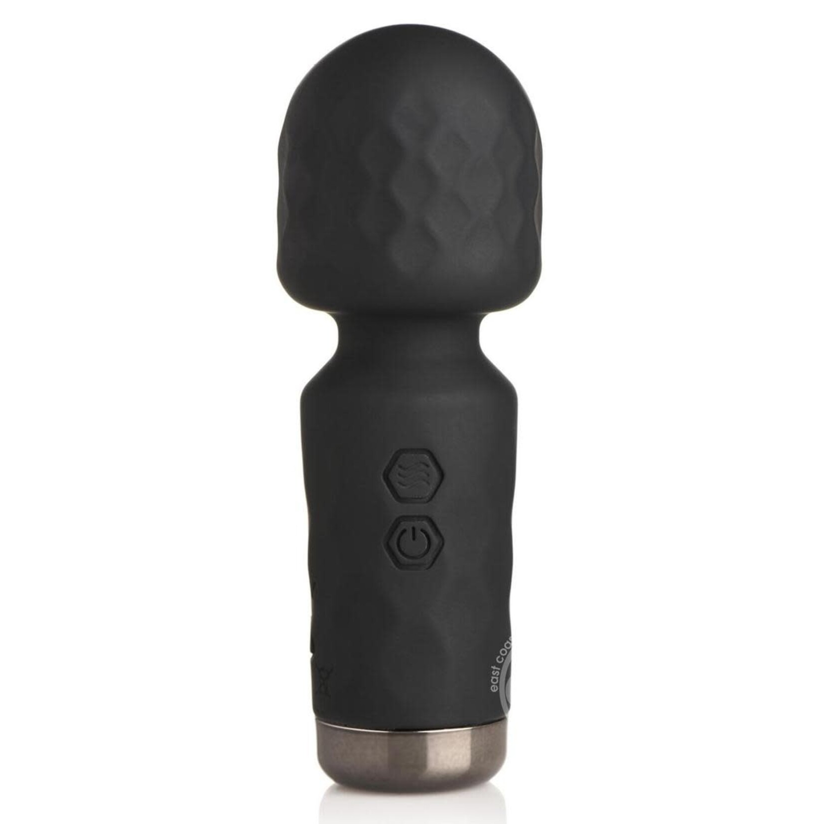 Bang! 10X Mini Silicone Rechargeable Wand - Black