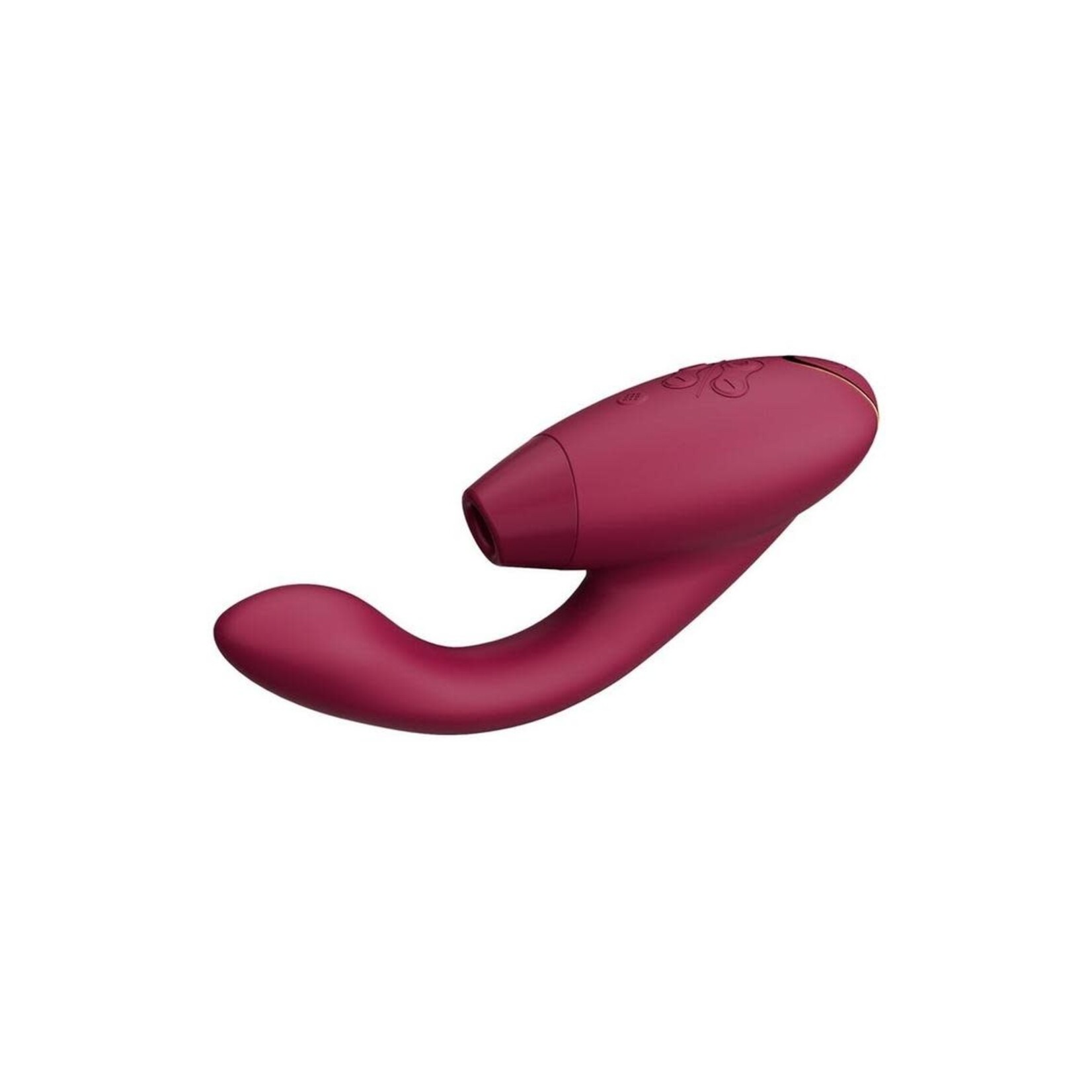 Womanizer Duo 2 Silicone Rechargeable Clitoral and G-Spot Stimulator - Bordeaux