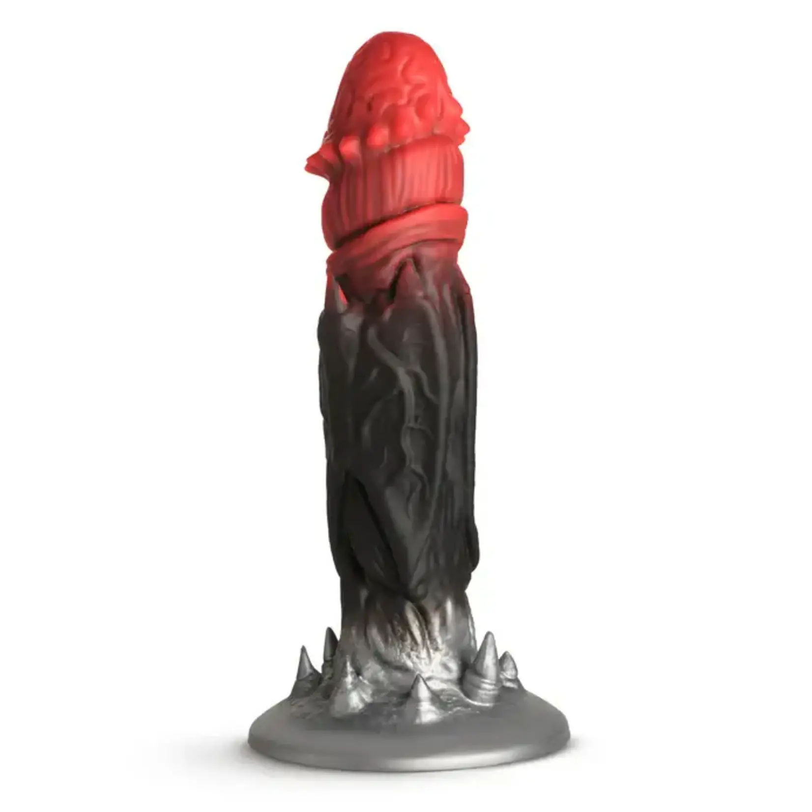 Creature Cocks Count Cockula Silicone Dildo - Black/Red