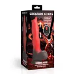 Creature Cocks Ramming Hound Thrusting & Vibrating Rechargeable Silicone Dildo - Red