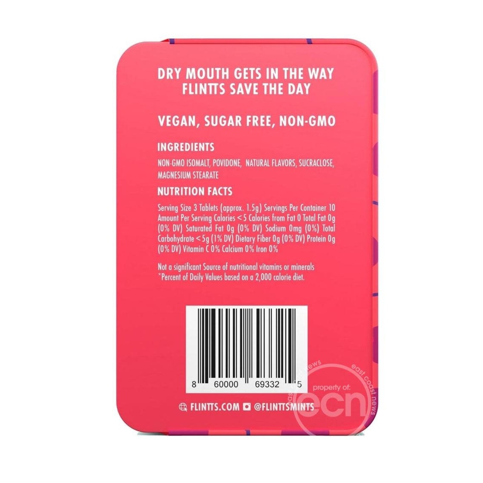 Flintts Mints Mouth Watering Oral Delights - Cherry (F Strength 150)