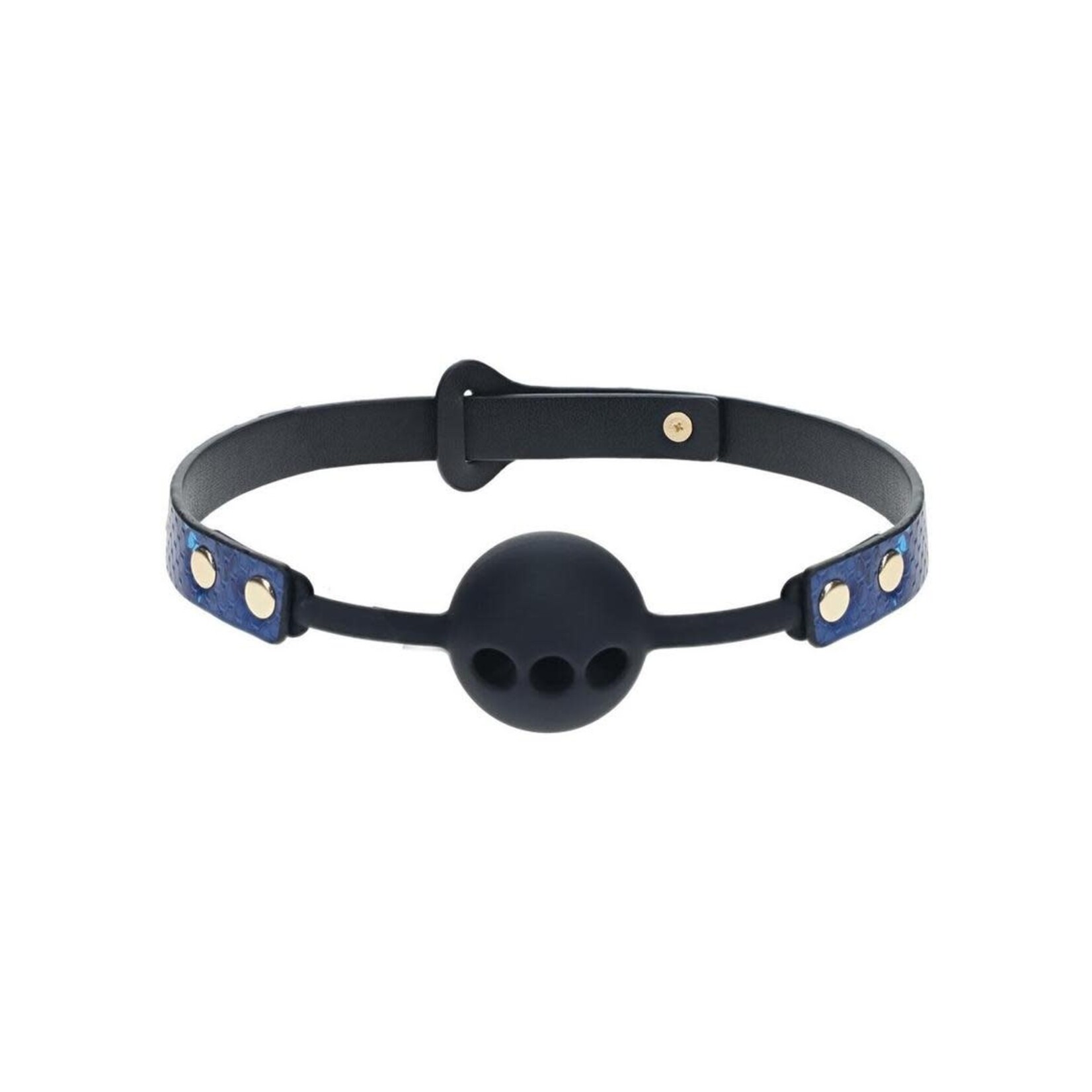 Ouch! Florence Collection Silicone Ball Gag - Blue