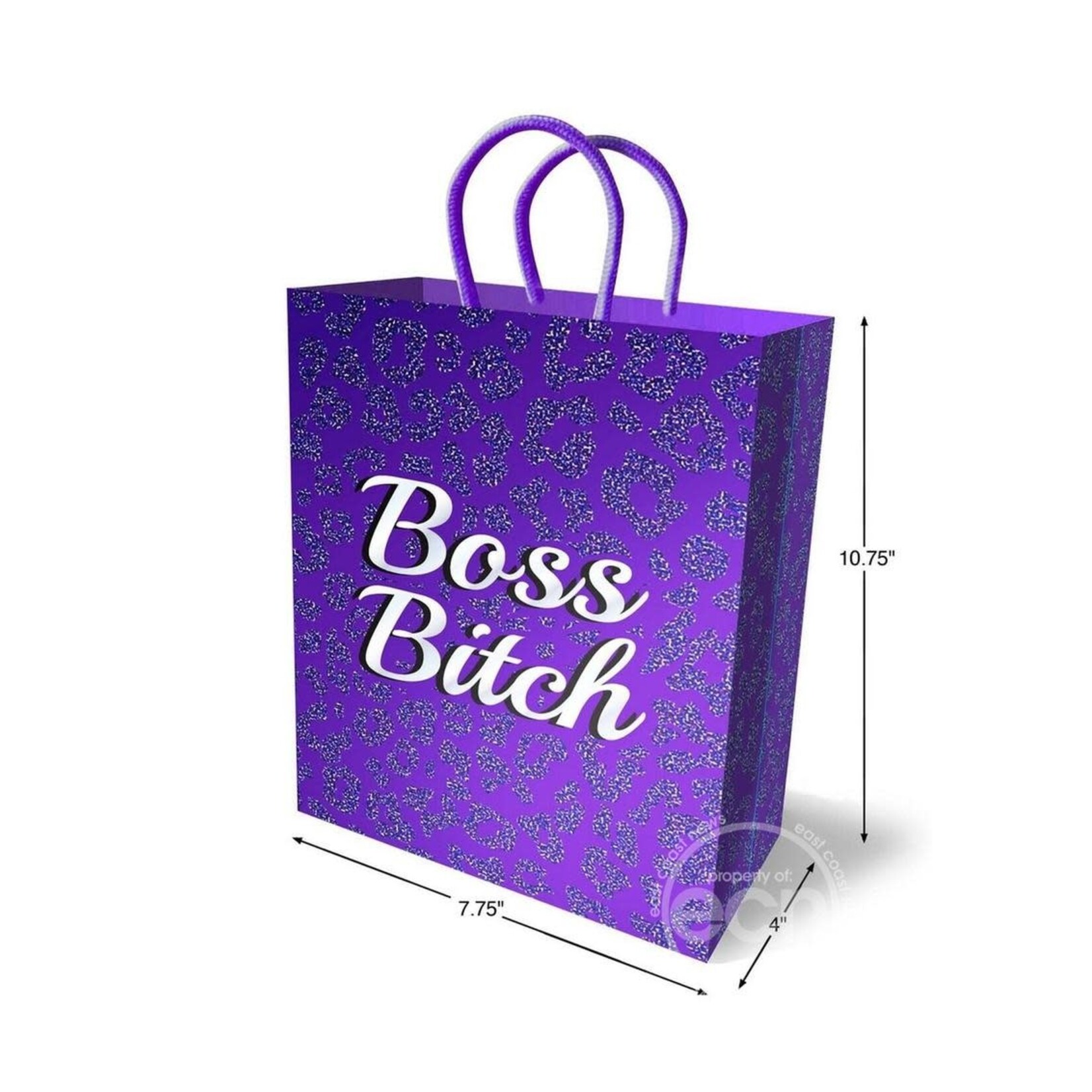 Boss Bitch Gift Bag - Purple/White