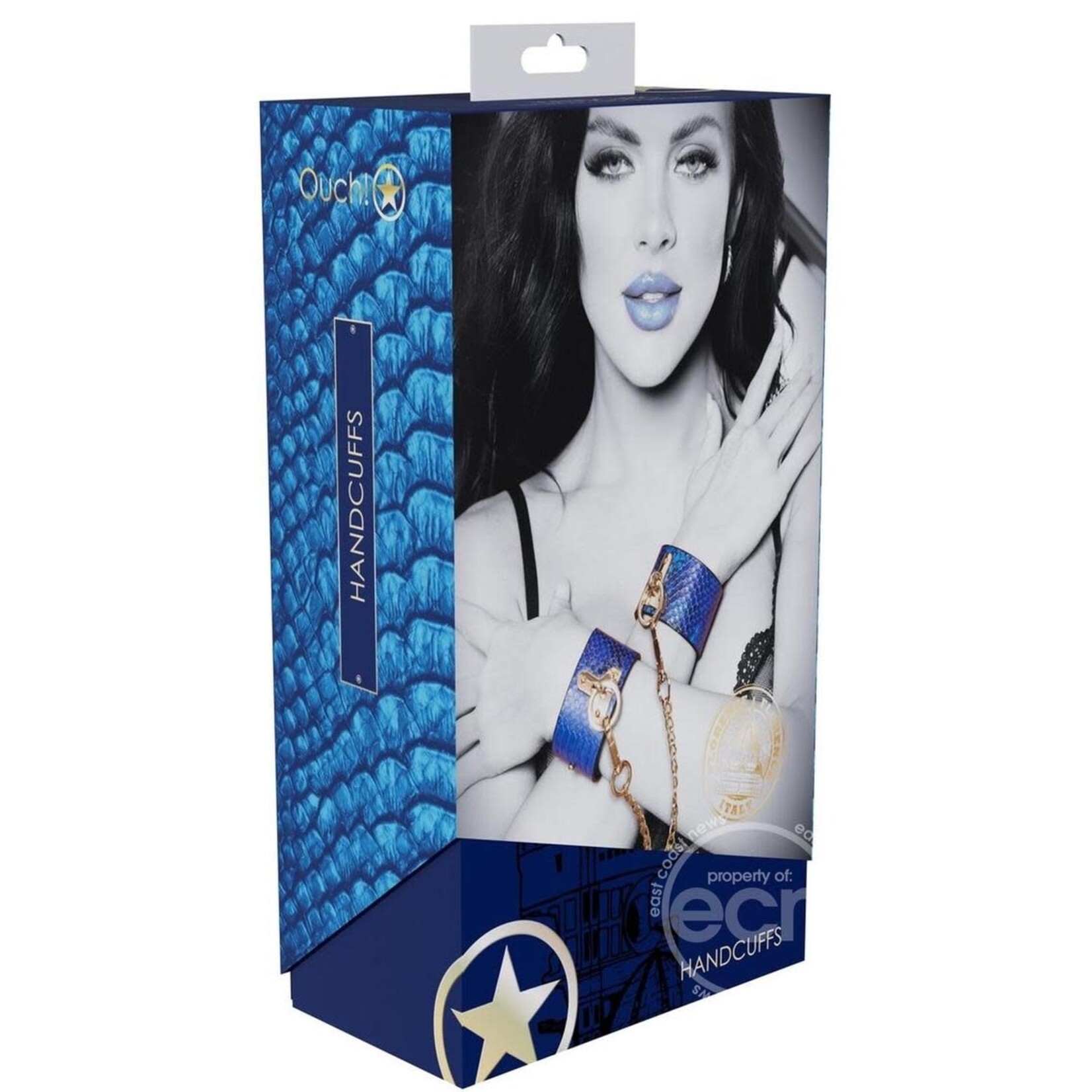 Ouch! Florence Collection Handcuffs - Blue