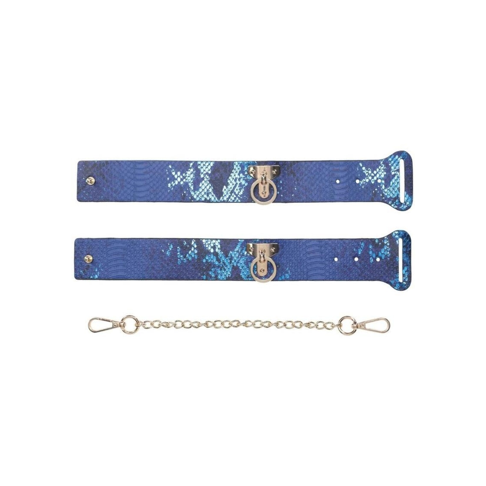 Ouch! Florence Collection Handcuffs - Blue