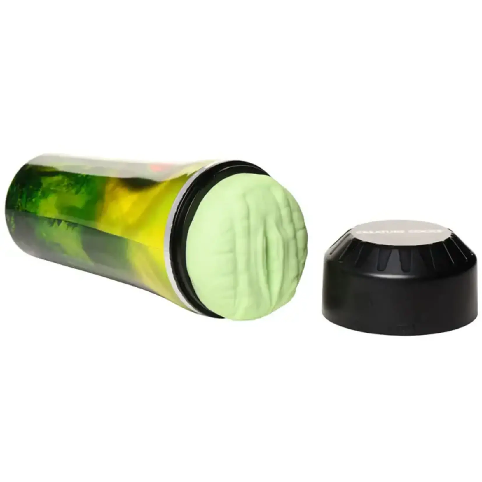 Creature Cocks. Raptor Reptile Stroker - Green/Black