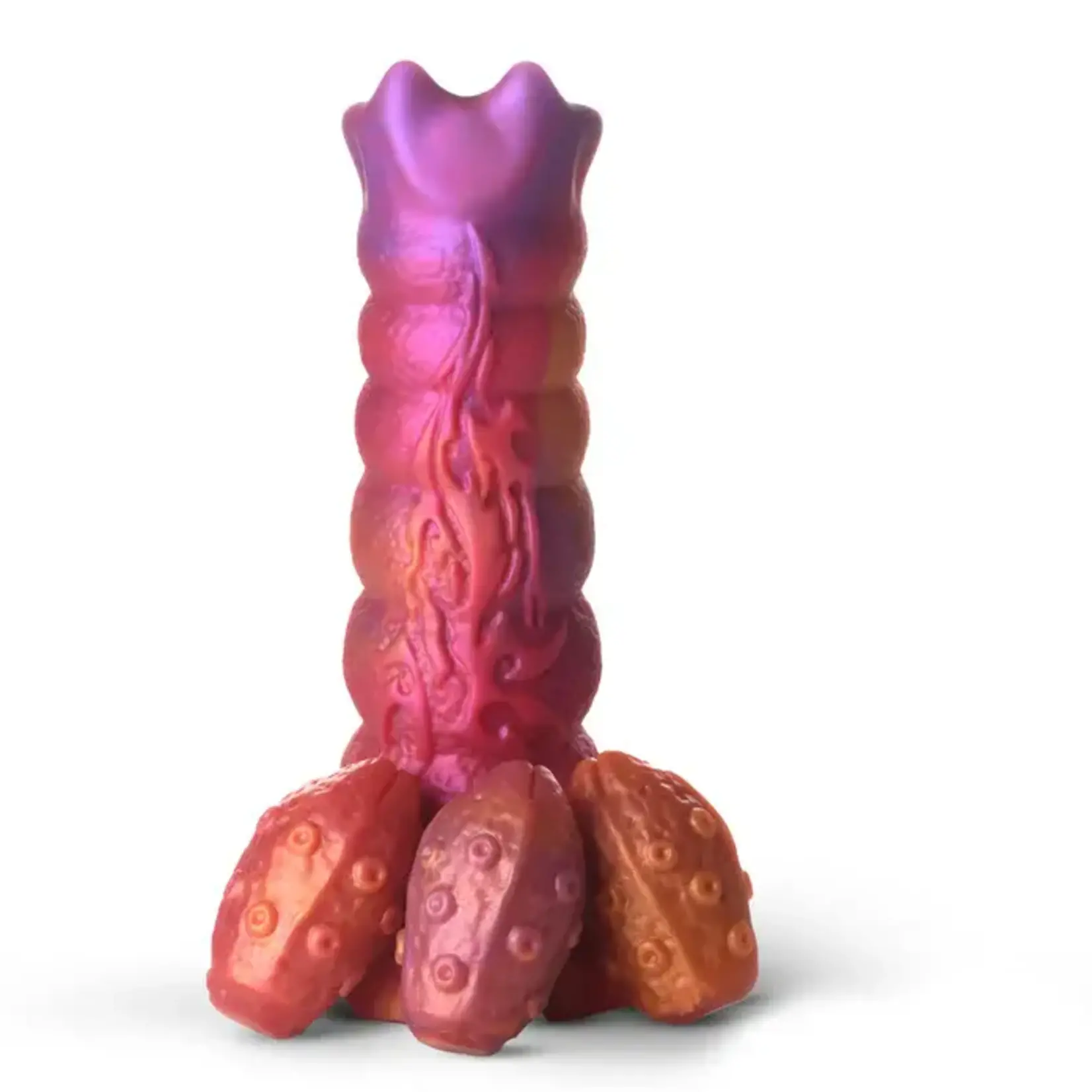 Creature Cocks Nymphoid Ovipositor Silicone Dildo - Multicolor
