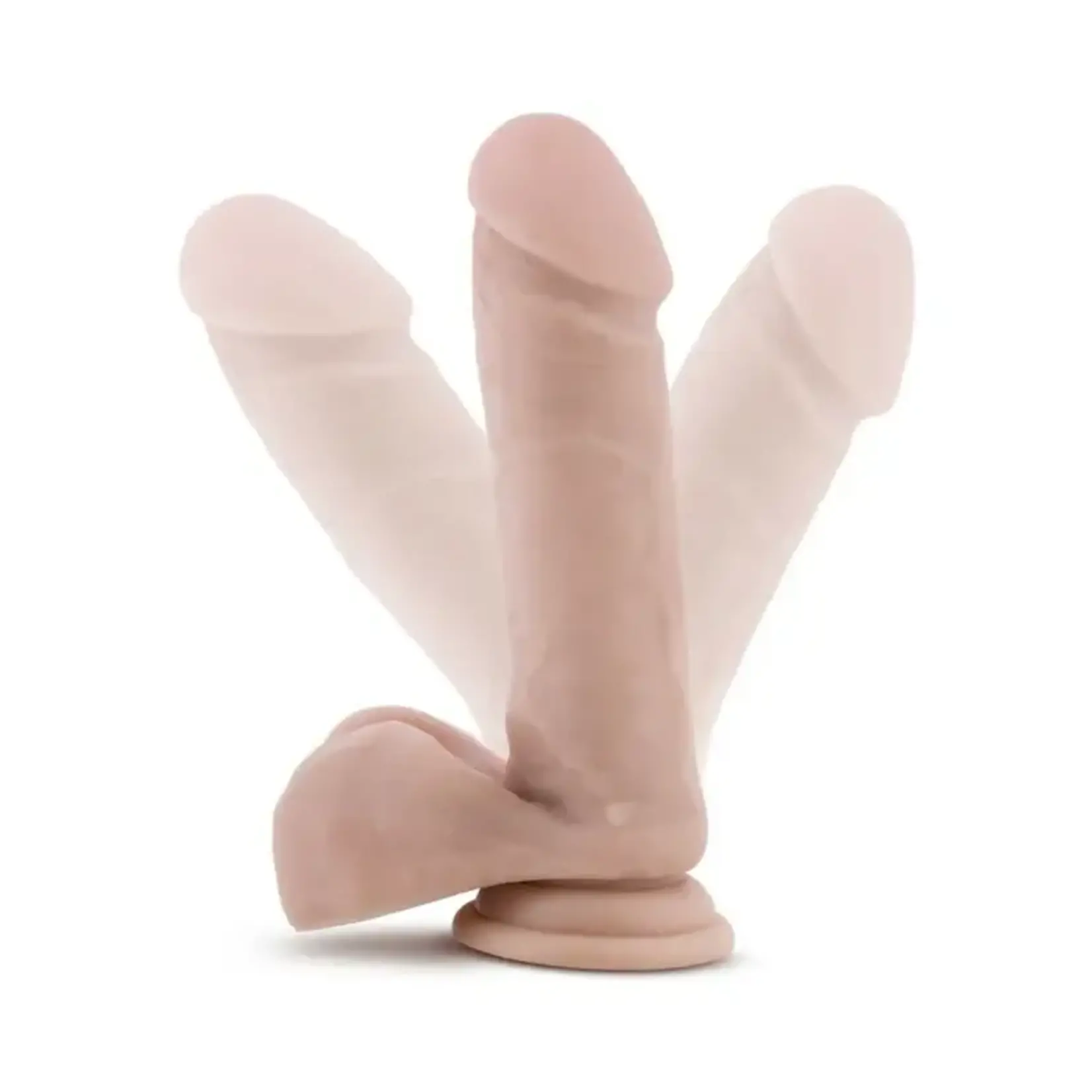 Au Naturel Sensa Feel Dildo With Suction Cup 8in - Vanilla