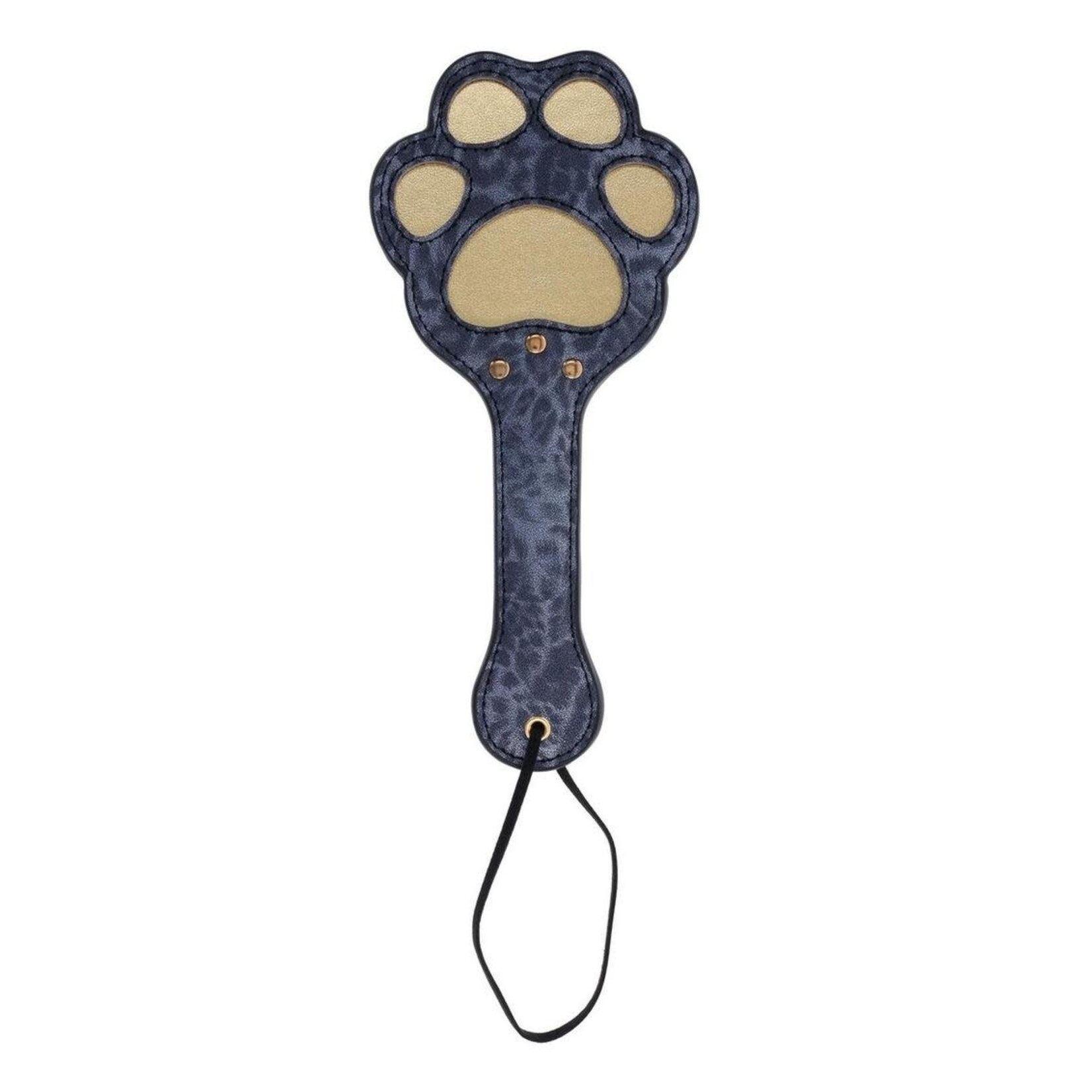 Sex & Mischief Cougar Paw Paddle - Navy/Gold