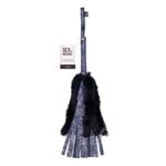 Sex & Mischief Cougar Faux Fur Flogger - Navy/Black