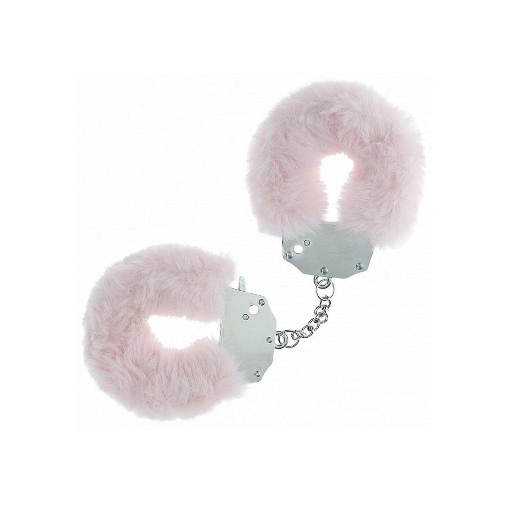 Ouch! Heavy-Duty Fluffy Handcuffs - Powder Pink