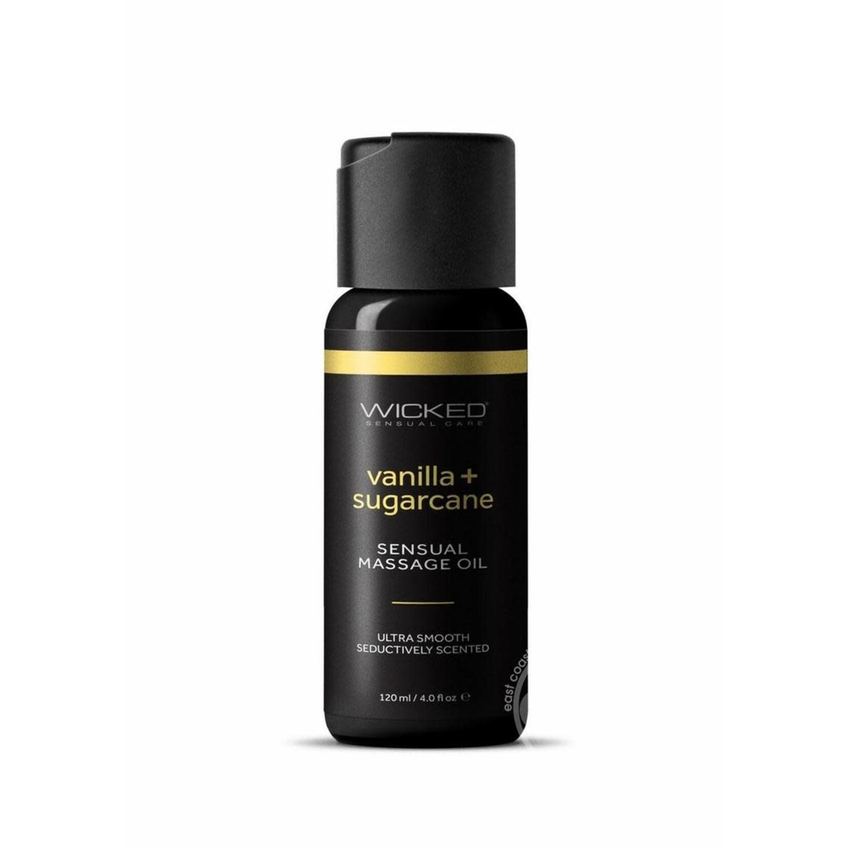 Wicked Sensual Massage Oil 4oz - Vanilla and Sugarcane