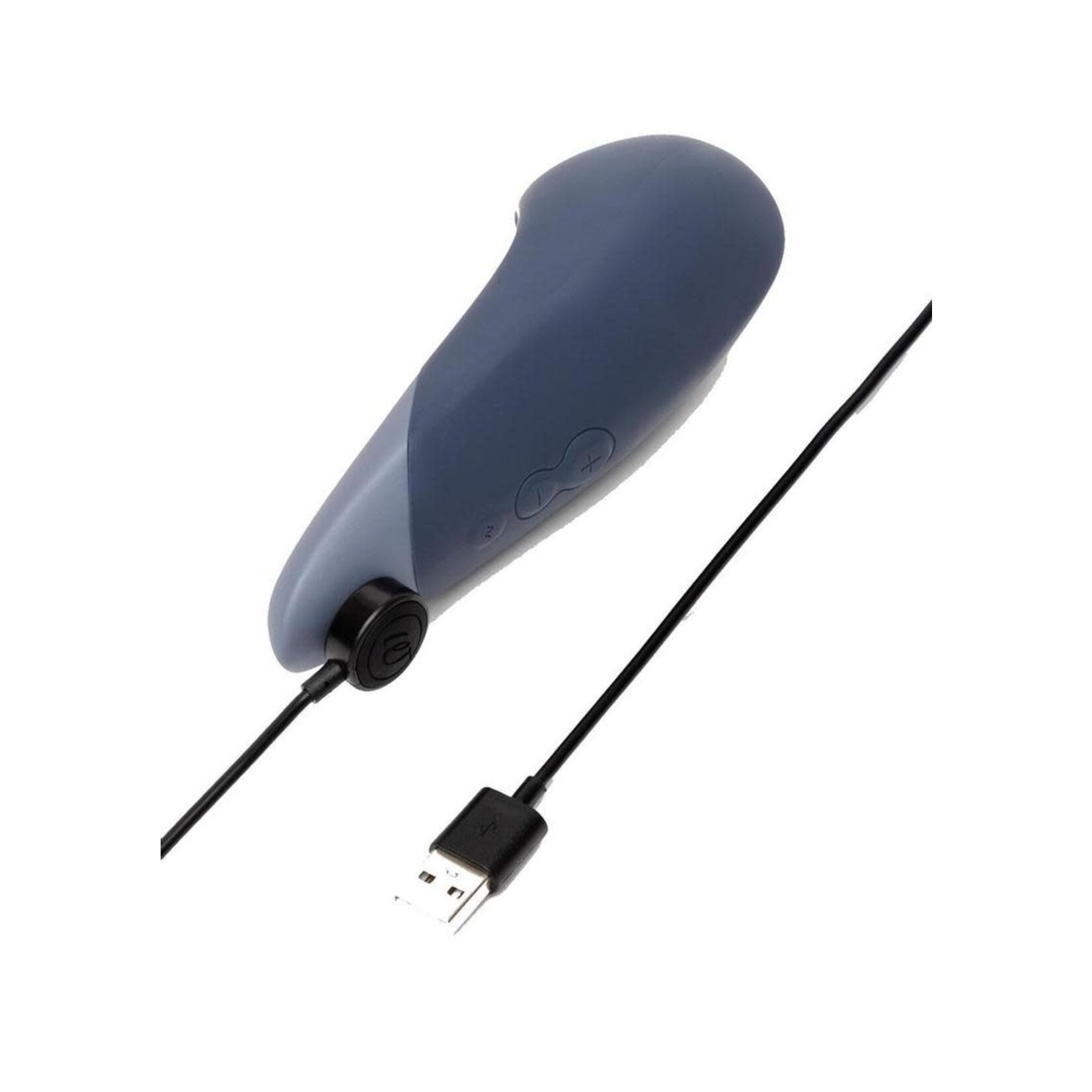 Womanizer Vibe Rechargeable Silicone Clitoral Vibrator - Dark Blue