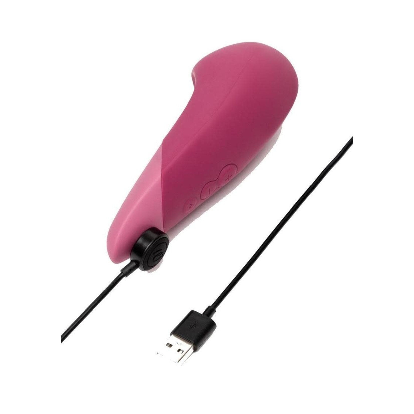 Womanizer Vibe Rechargeable Silicone Clitoral Vibrator - Dusky Pink