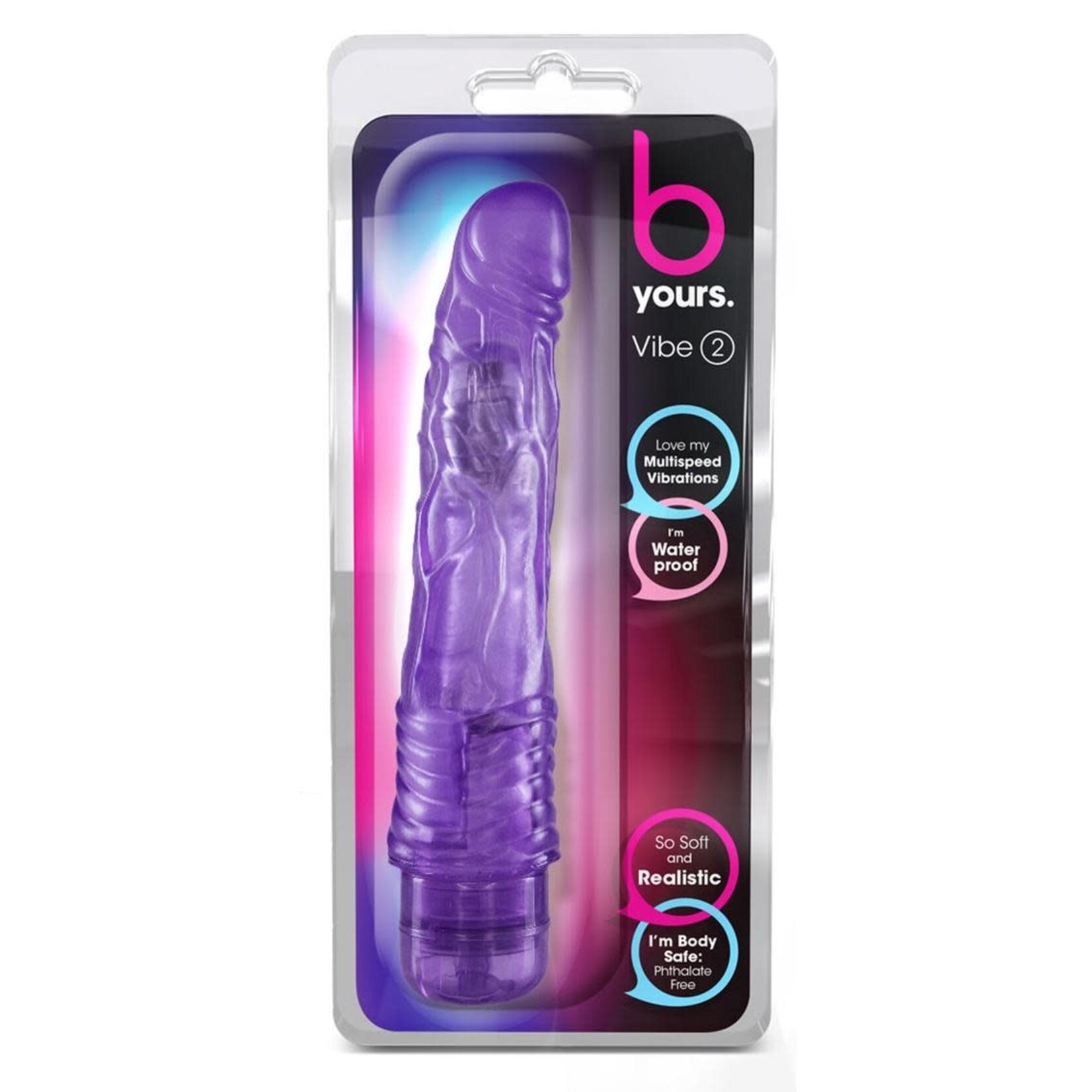 B Yours Vibe 2-Purple 9"