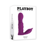 Playboy Match Play Rechargeable Silicone Dual Vibrator - Purple