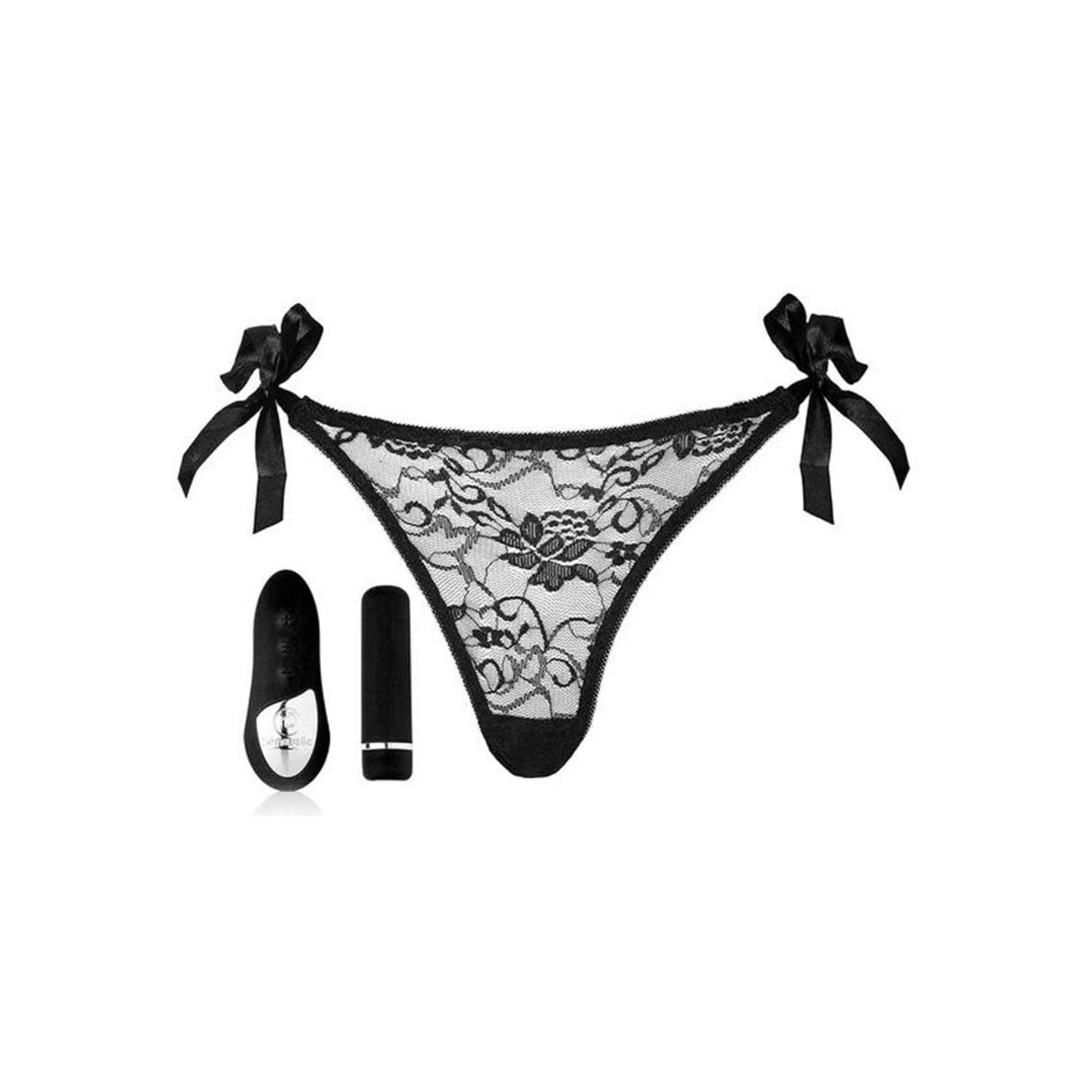 Nu Sensuelle Pleasure Panty Rechargeable Silicone Remote & Bullet - Black