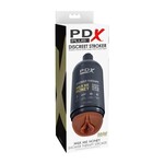 PDX Plus Shower Therapy Milk Me Honey Discreet Stroker - Chocolate