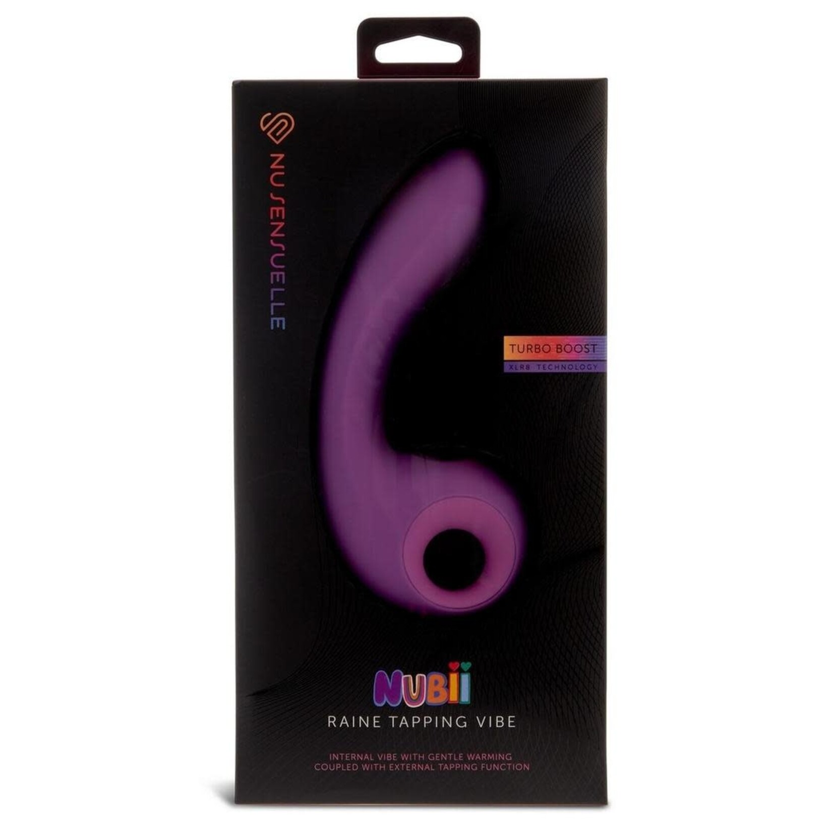 Nu Sensuelle Raine Nubii Rechargeable Silicone G-Spot Tapping Vibrator - Purple