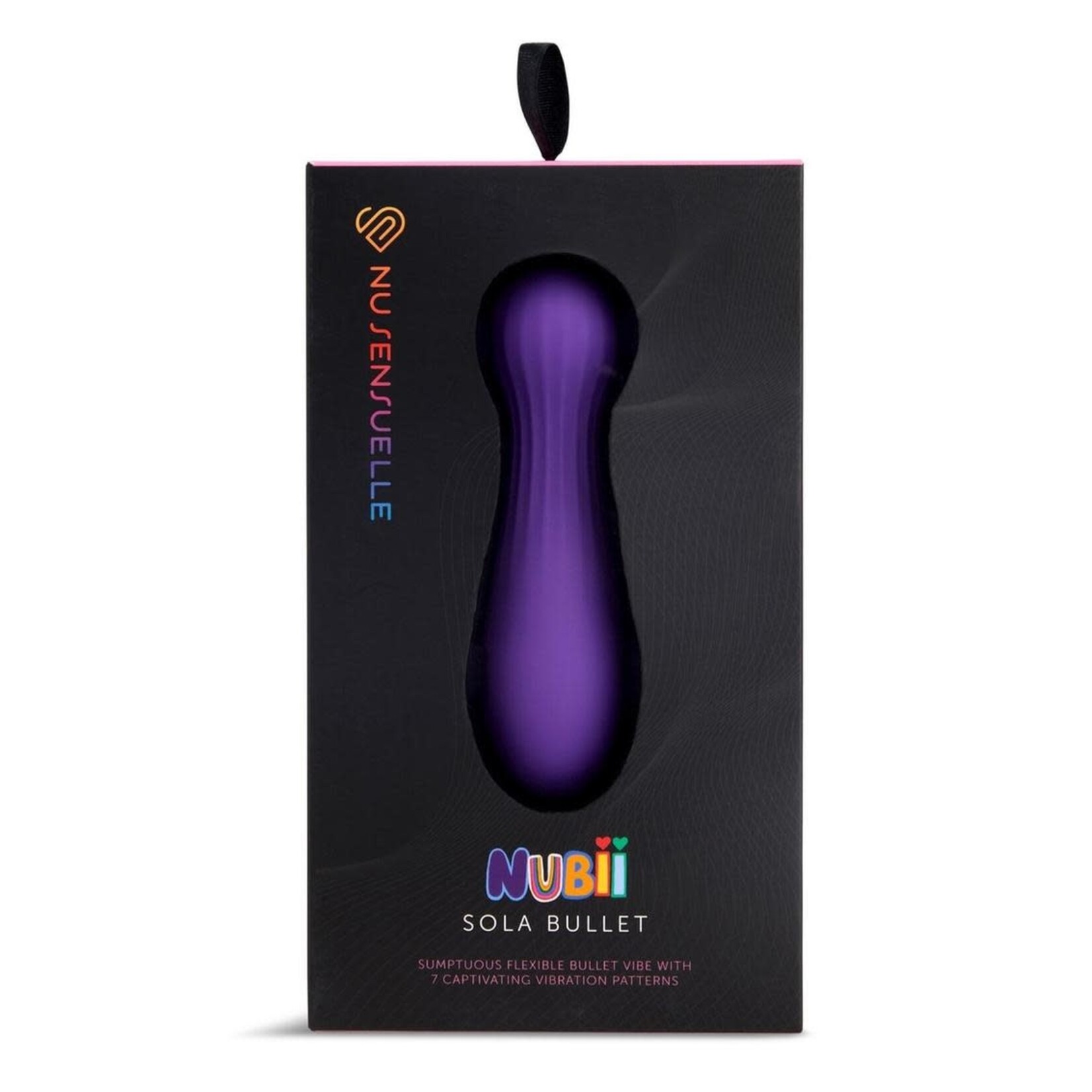 Nu Sensuelle Sola Nubii Flexible Rechargeable Silicone Bullet - Purple