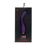 Nu Sensuelle Lola Nubii Flexibile Rechargeable Silicone Warming Vibrator - Purple/Silver