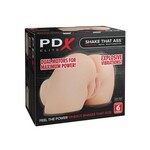 PDX Elite Shake That Ass Vibrating Rechargeable Mega Masturbator - Vanilla