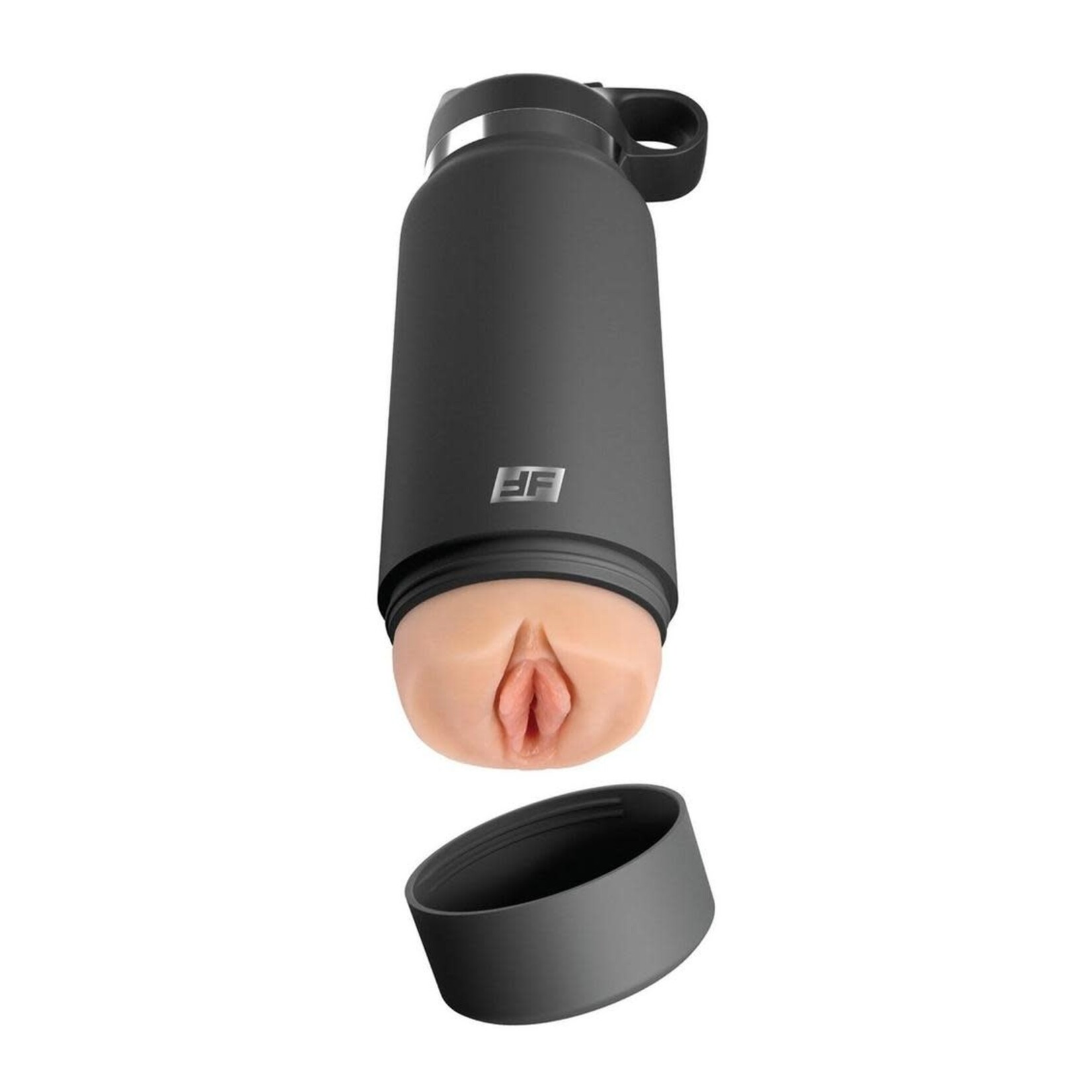 PDX Plus Fuck Flask Secret Delight Pussy Stroker - Vanilla/Grey