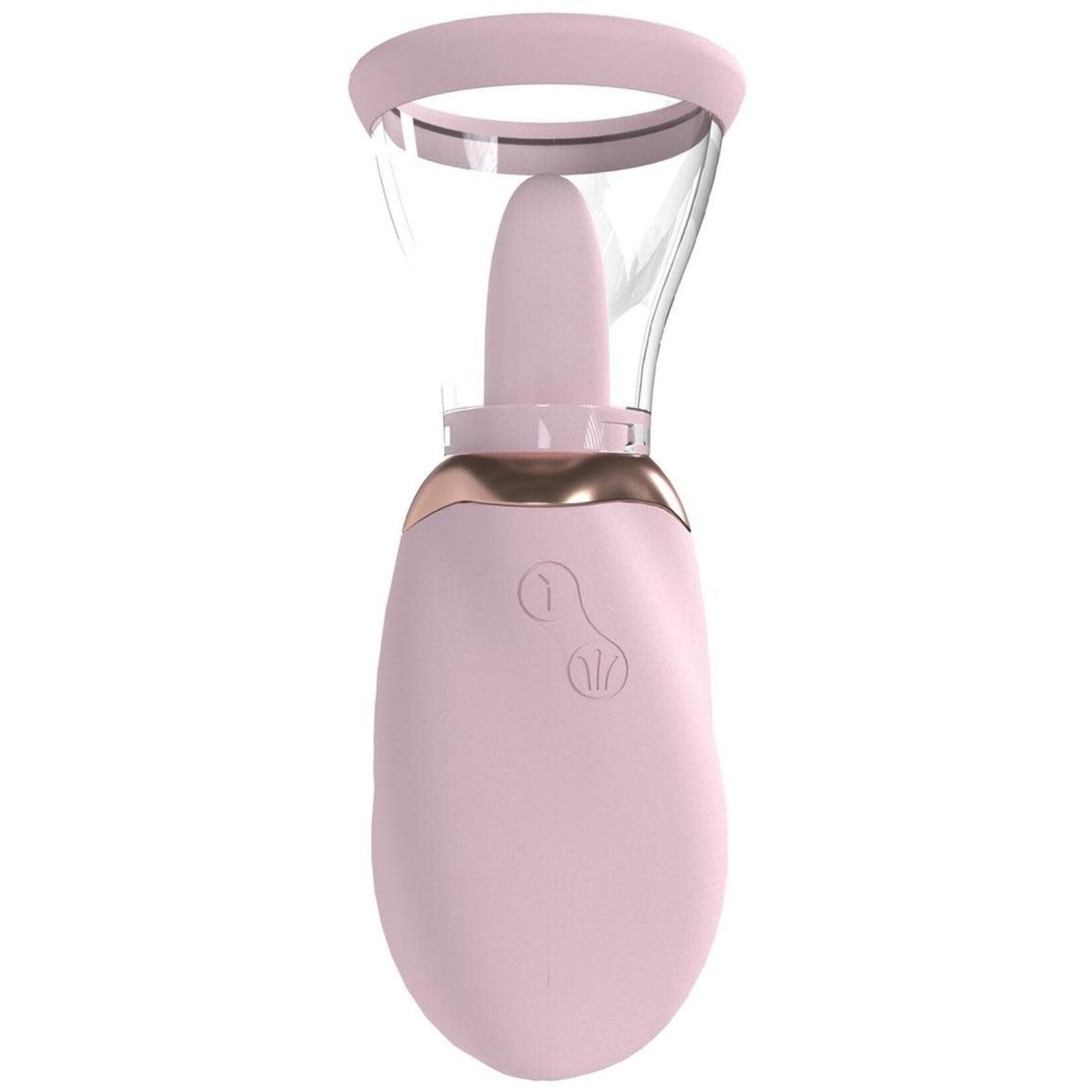 Pumped Boost Automatic 13 Speed Silicone Rechargeable Vulva and Breast Pump - Pink