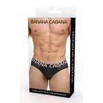 Banana Cabana Sheer Bikini - Small/Medium - Black