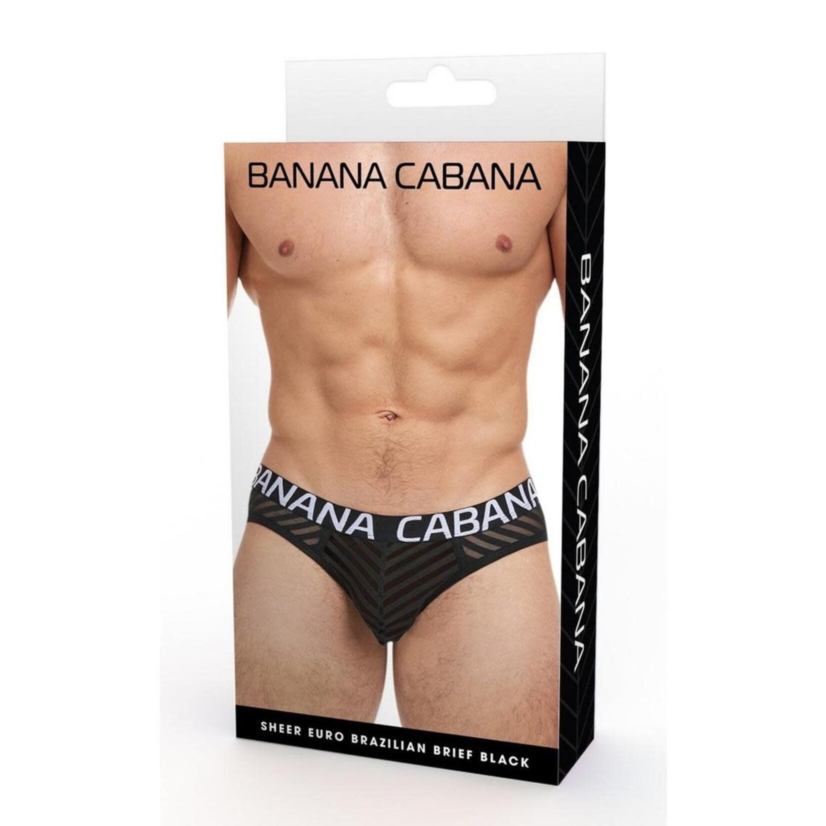 Banana Cabana Sheer Bikini - Large/XLarge - Black