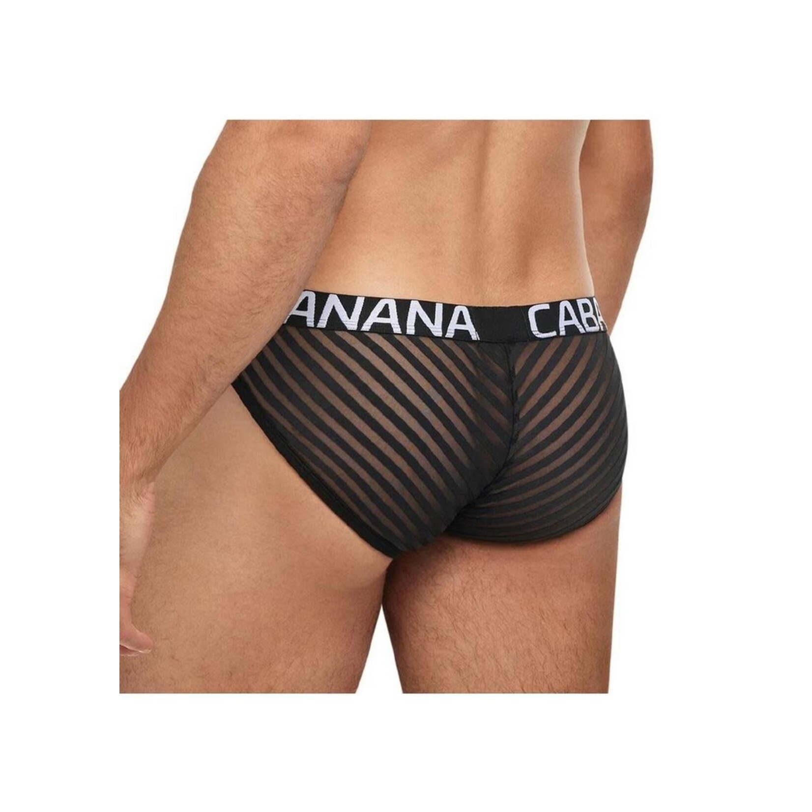 Banana Cabana Sheer Bikini - Large/XLarge - Black