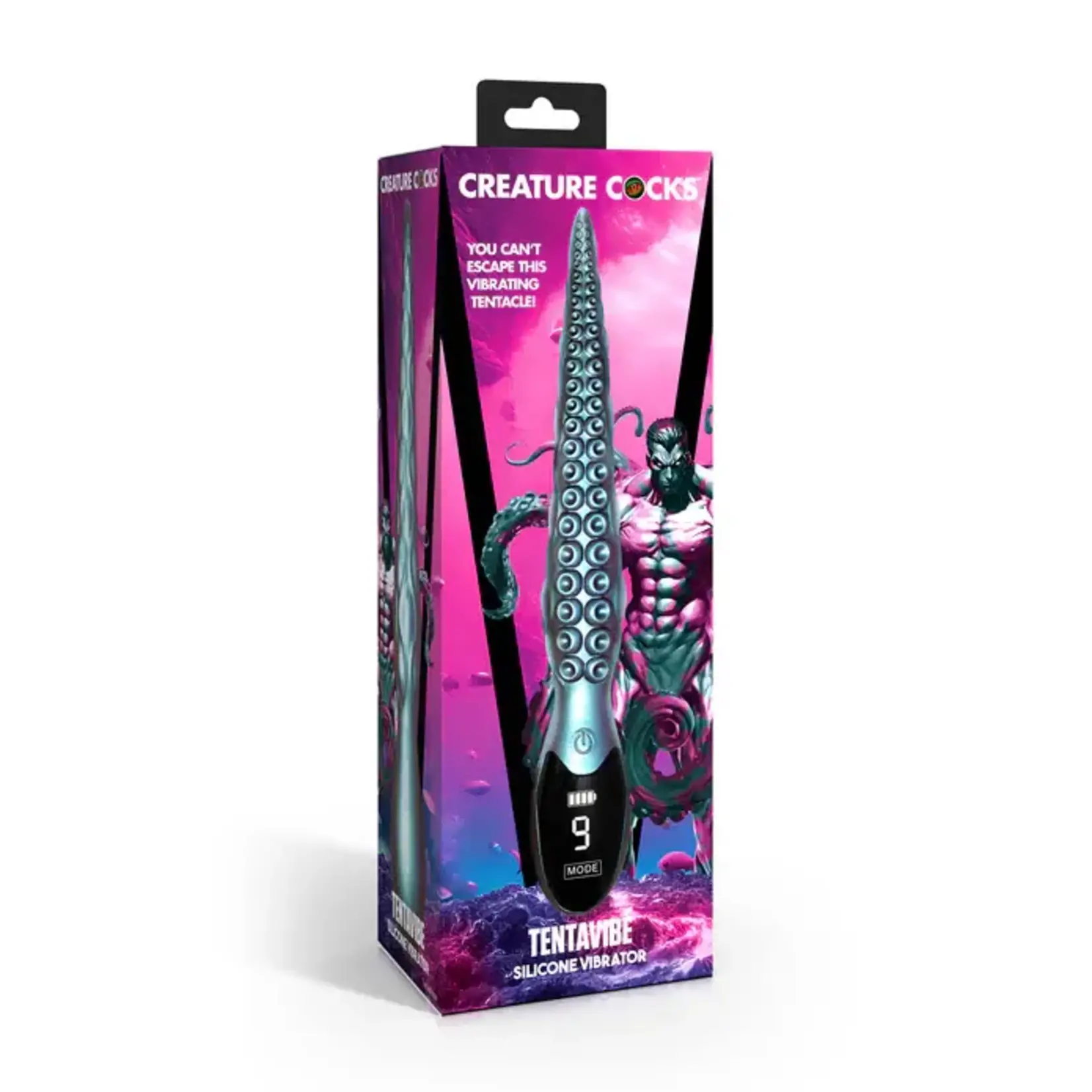 Creature Cocks Tentavibe Rechargeable Silicone Vibrator - Teal