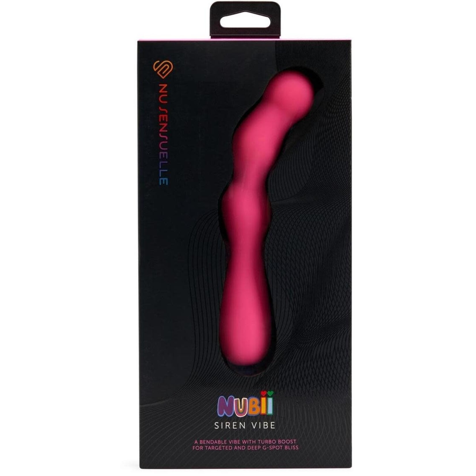 Nu Sensuelle Siren Nubii Bendable Rechargeable Silicone G-Spot Vibrator - Pink