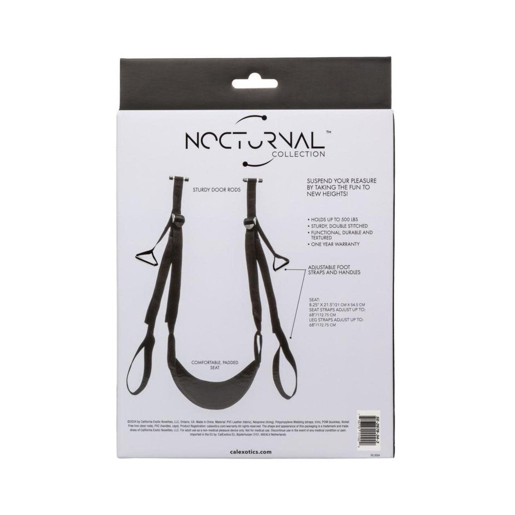 Nocturnal Collection Sex Swing - Black