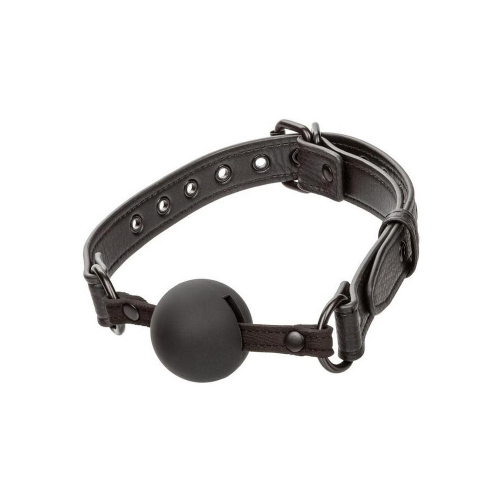 Nocturnal Collection Adjustable Silicone Ball Gag - Black