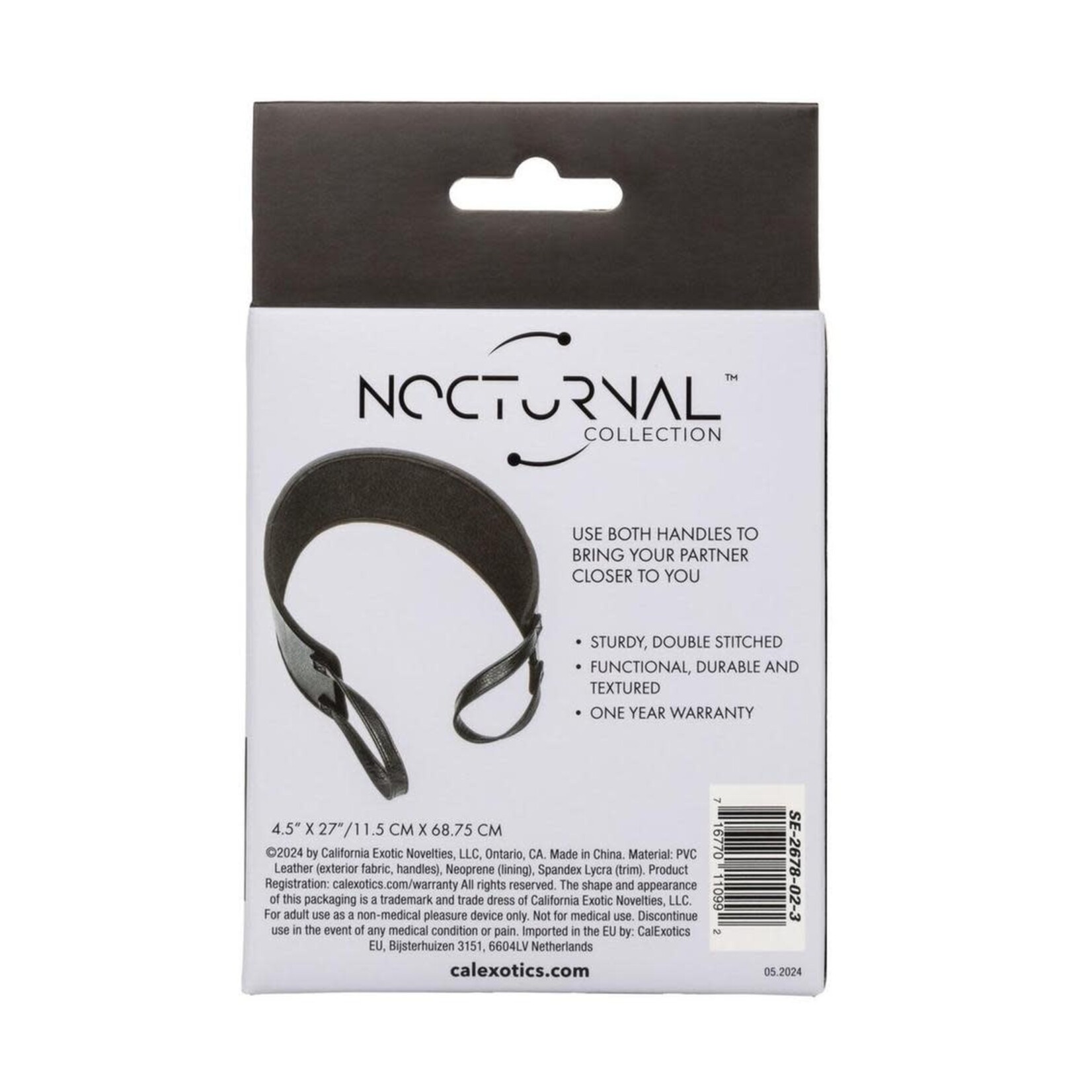 Nocturnal Collection Doggy Style Strap - Black