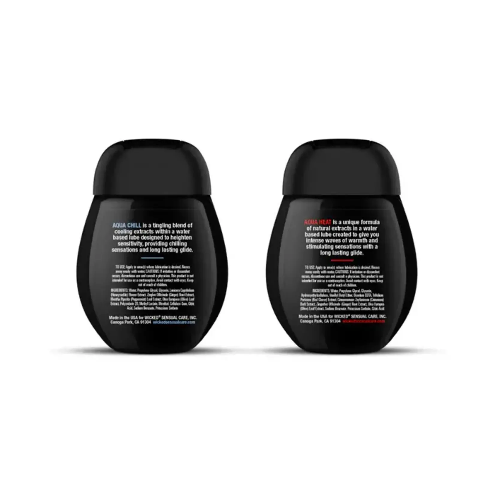 Wicked Sensual Care Sensation Kit Cooling and Warming Intimate Lubricants 1.5 oz.