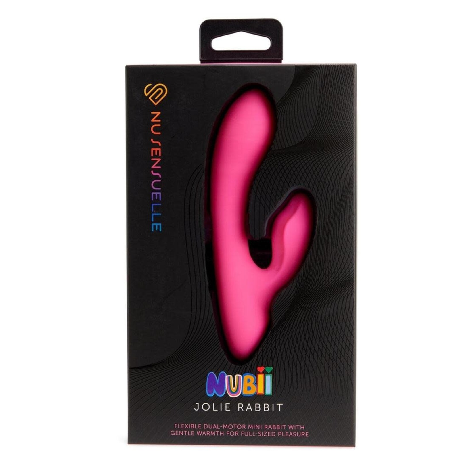 Nu Sensuelle Jolie Nubii Rechargeable Silicone Mini Heating Rabbit - Pink