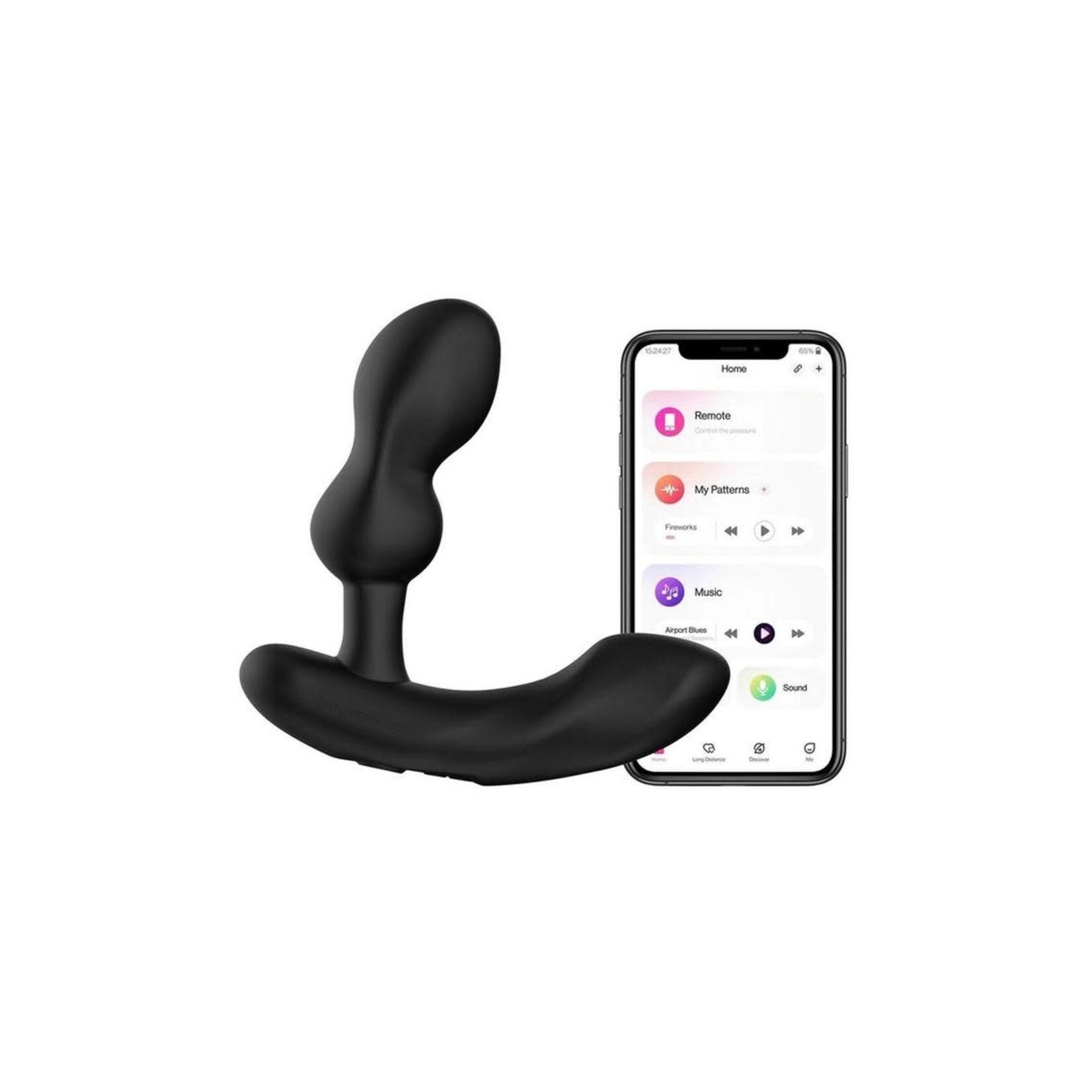 Lovense Edge 2 Bluetooth Remote-Controlled Adjustable Prostate Massager