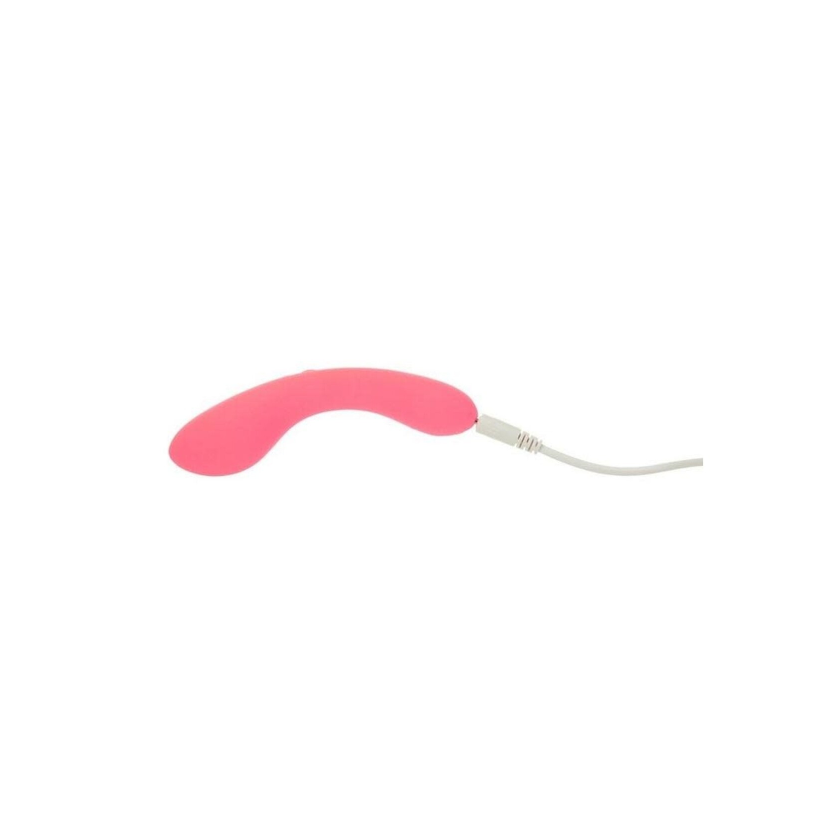 Swan Mini Swan Wand Rechargeable Silicone Glow in the Dark Massager - Pink