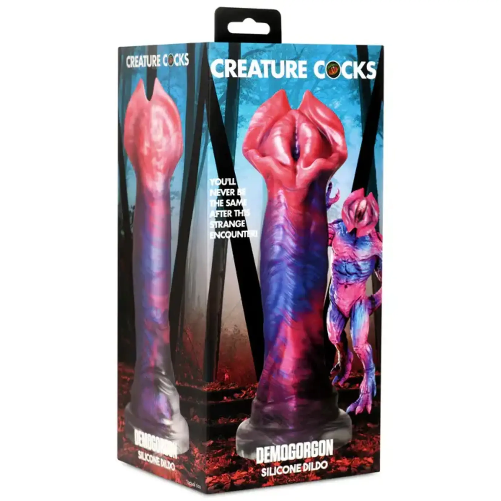 Creature Cocks Demogorgon Silicone Dildo - Multicolor