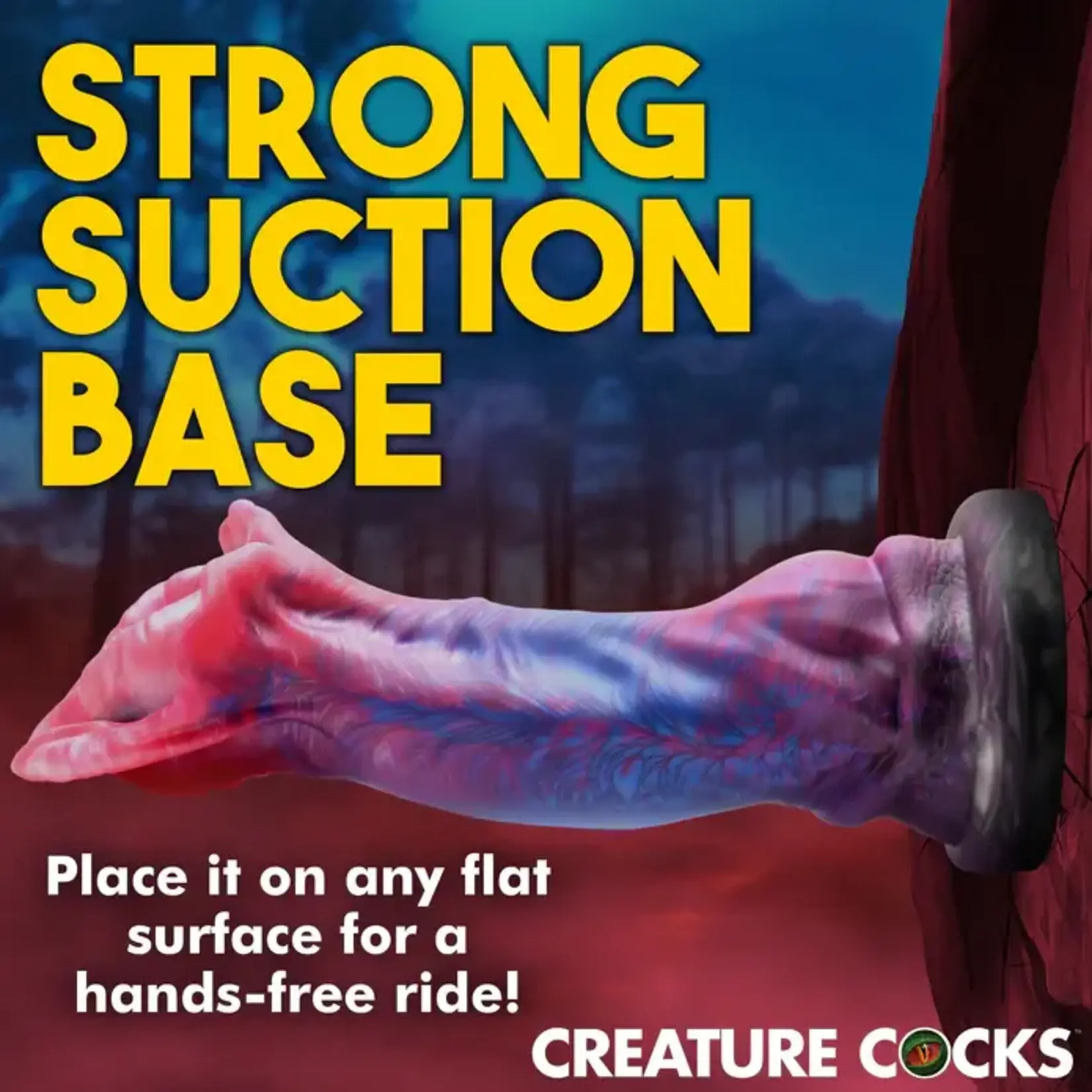 Creature Cocks Demogorgon Silicone Dildo - Multicolor