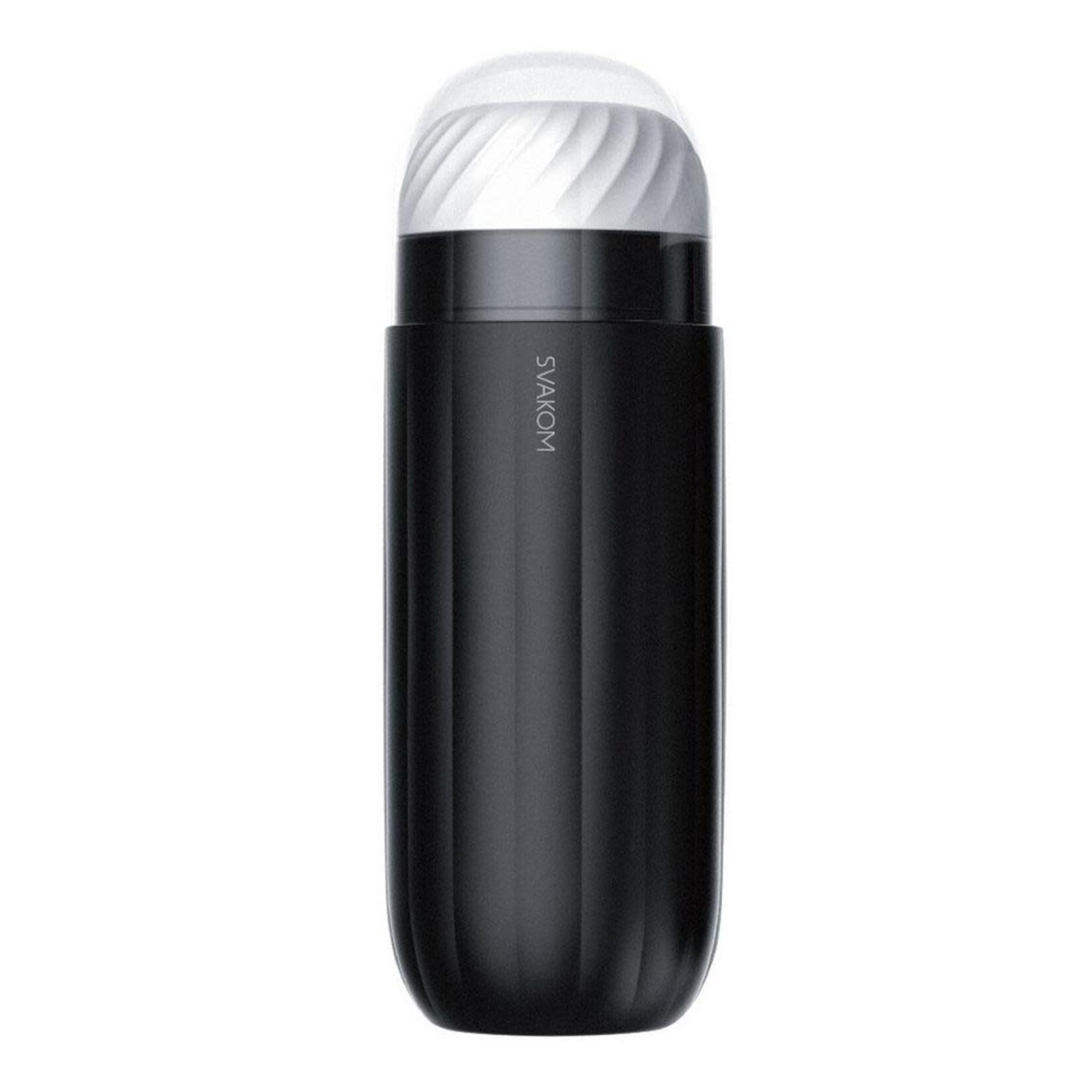 Svakom Sam Neo Silicone Interactive Rechargeable Masturbator - Black/White